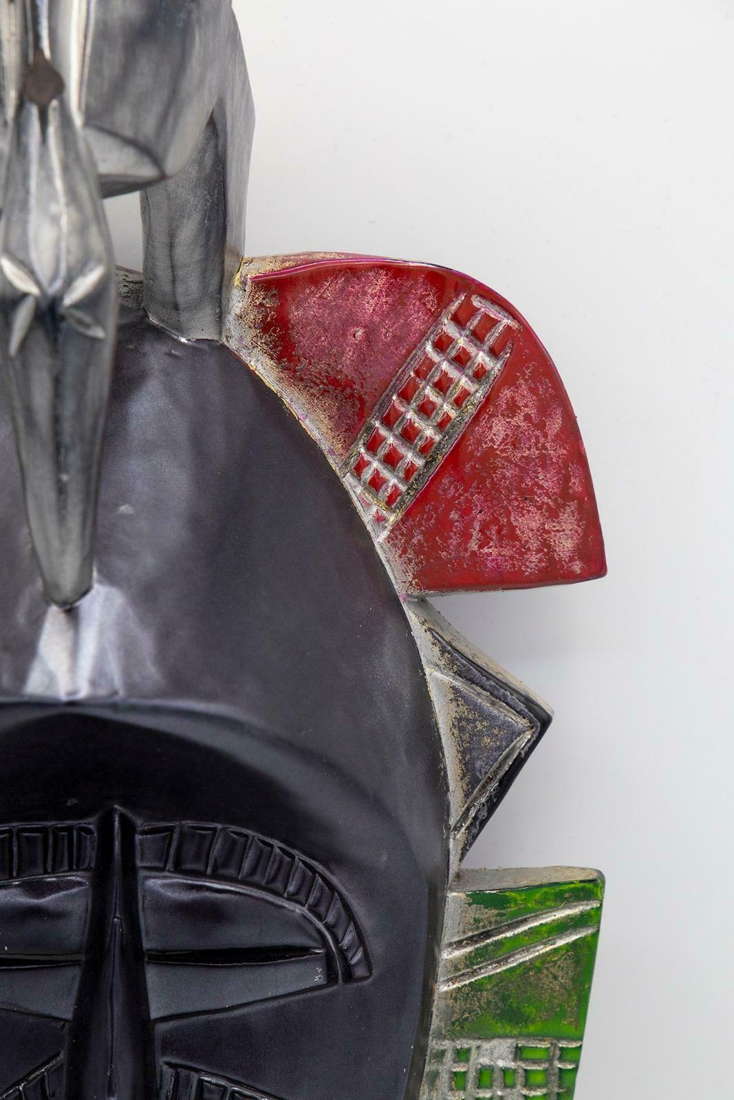 African Futurist Black Tribal Mask By Bomber Bax photo buy