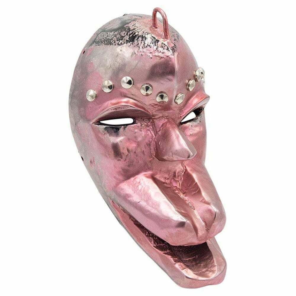 African Futurist Pink Mask Created By Bomber Bax