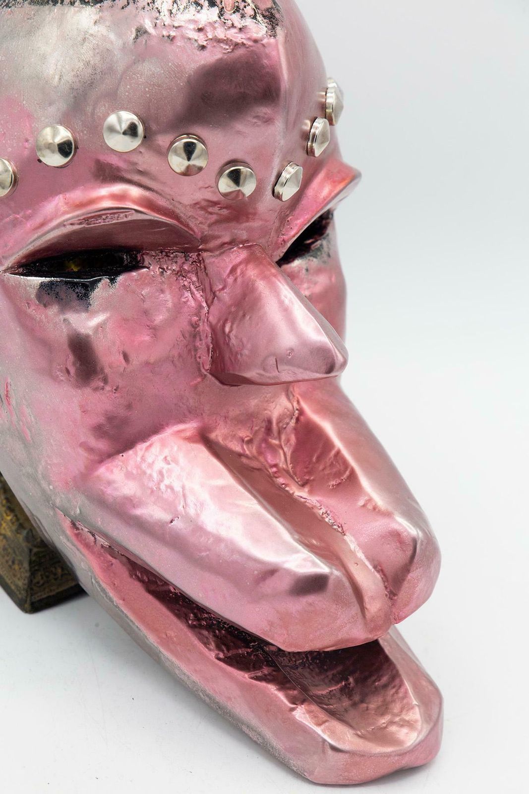 African Futurist Pink Mask Created By Bomber Bax photo 2668.0