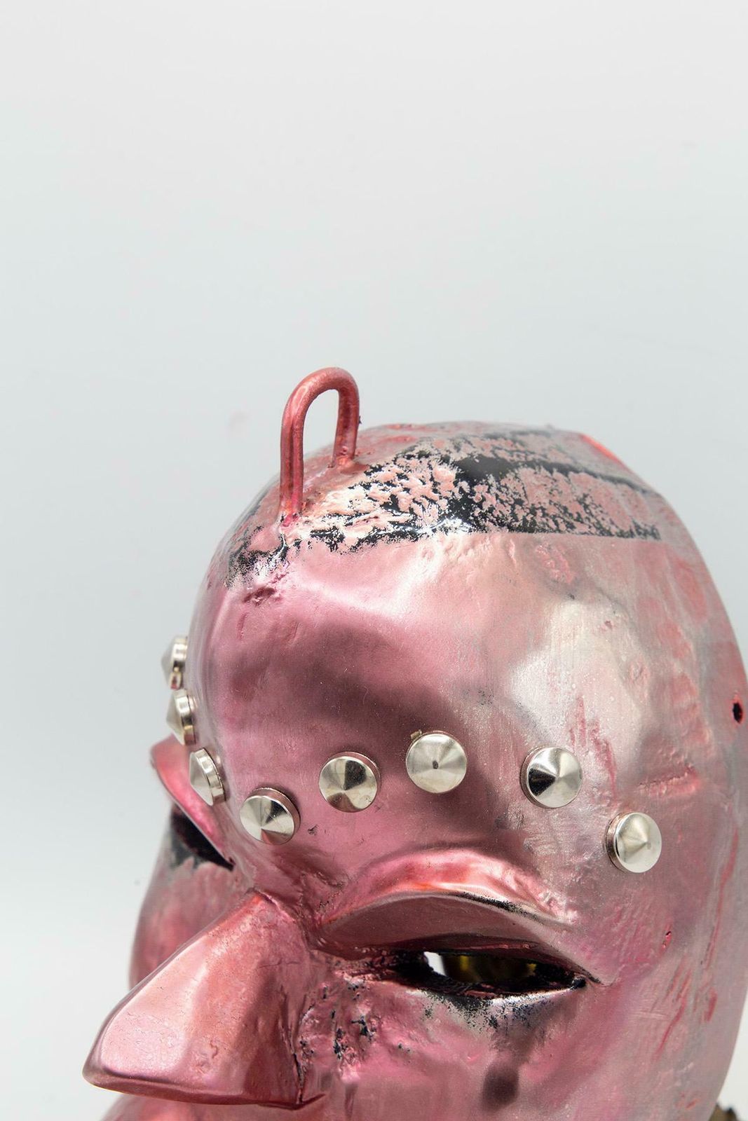 African Futurist Pink Mask Created By Bomber Bax photo vinterior