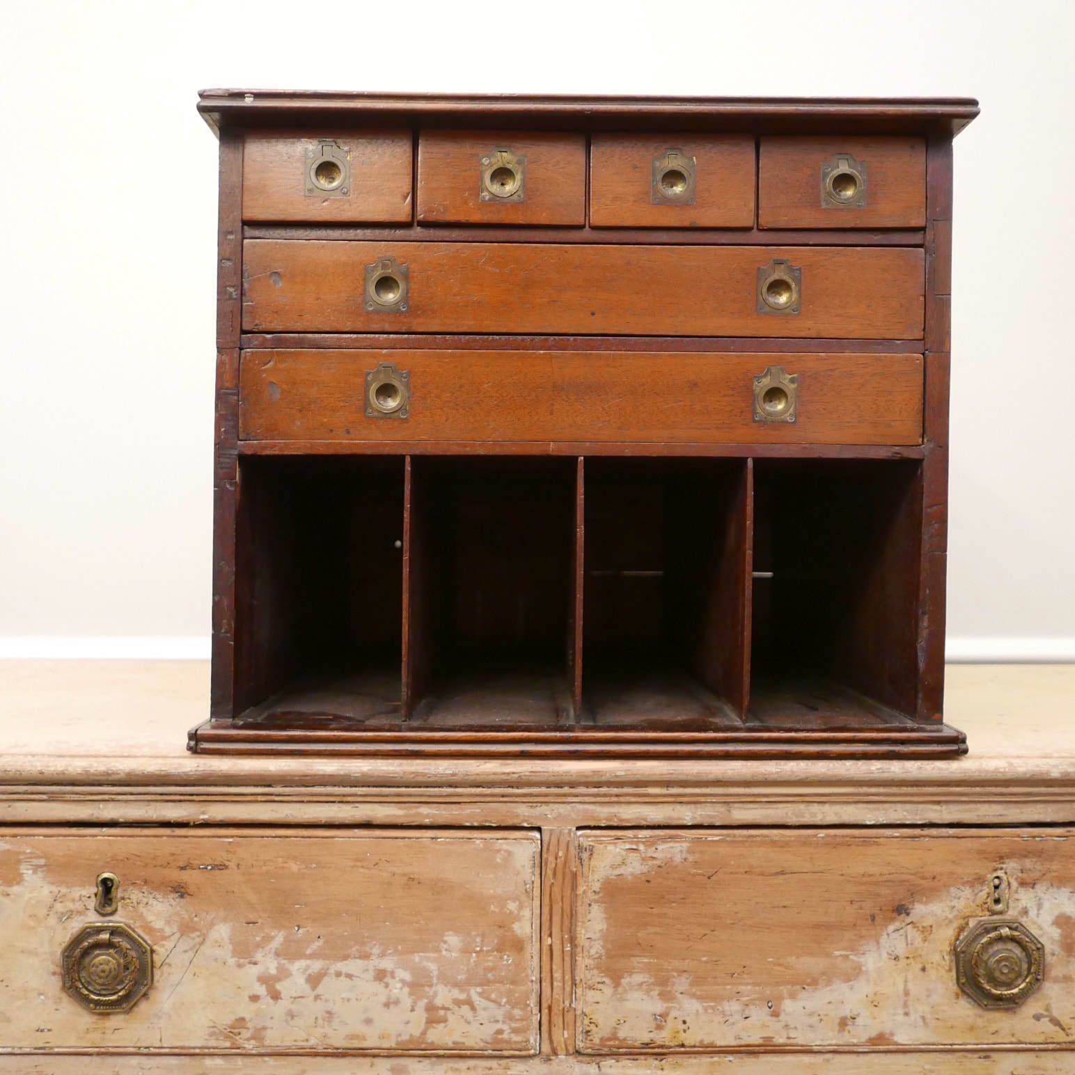 19th Century Mahogany Table Top Office Filing Chest photo buy