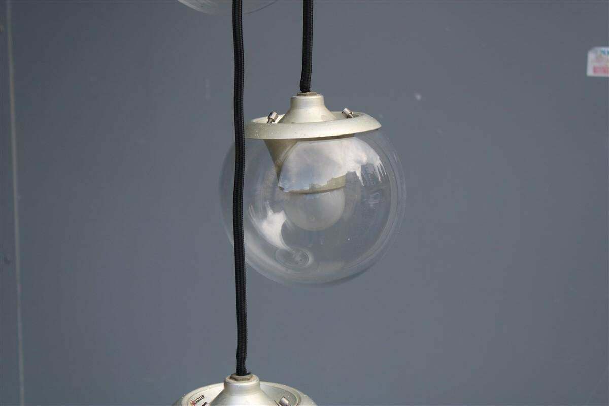 Gino Sarfatti Arteluce Ceiling Lamp 1965 Model 2095 Balls Glass Aluminium photo buy