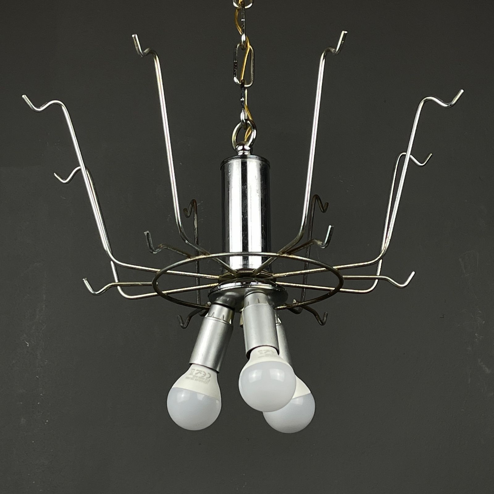 Murano Chandelier By Mazzega Italy 1960s photo Lighting