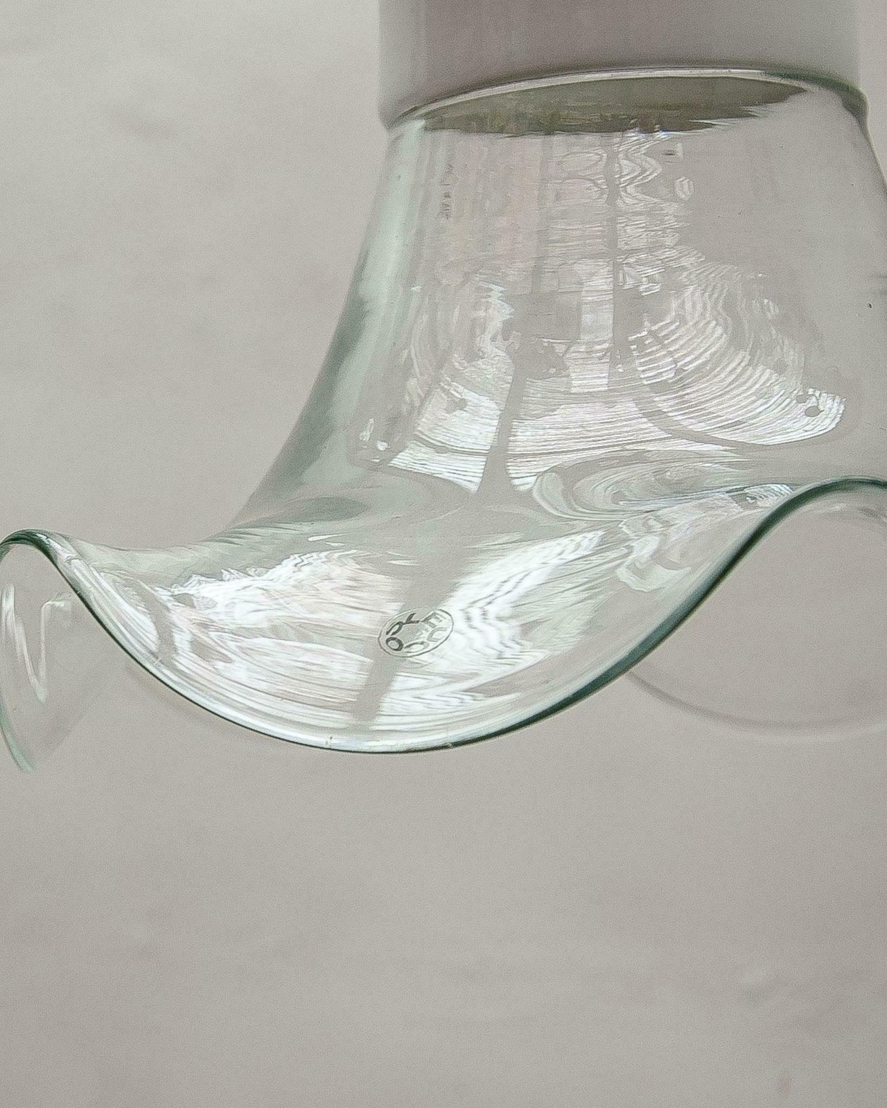 photo furniture Leucos Clear And Opal Chandelier By Roberto Pamio & Renato Toso, 1970s