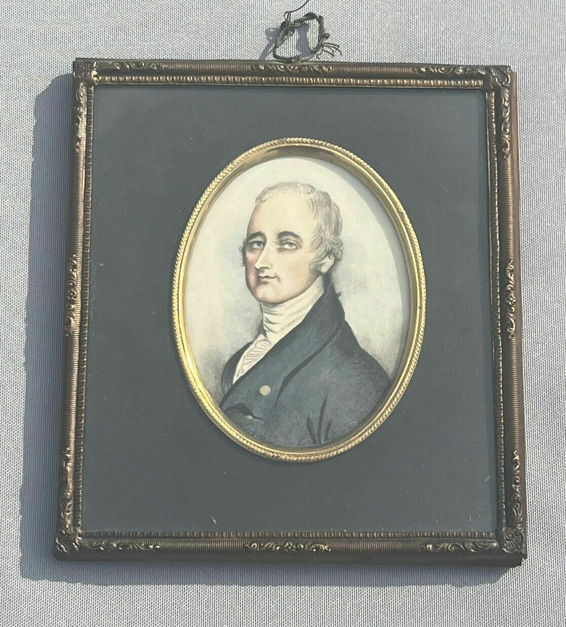 Portrait Miniature Of Thomas Pagon, By Thomas Bowen