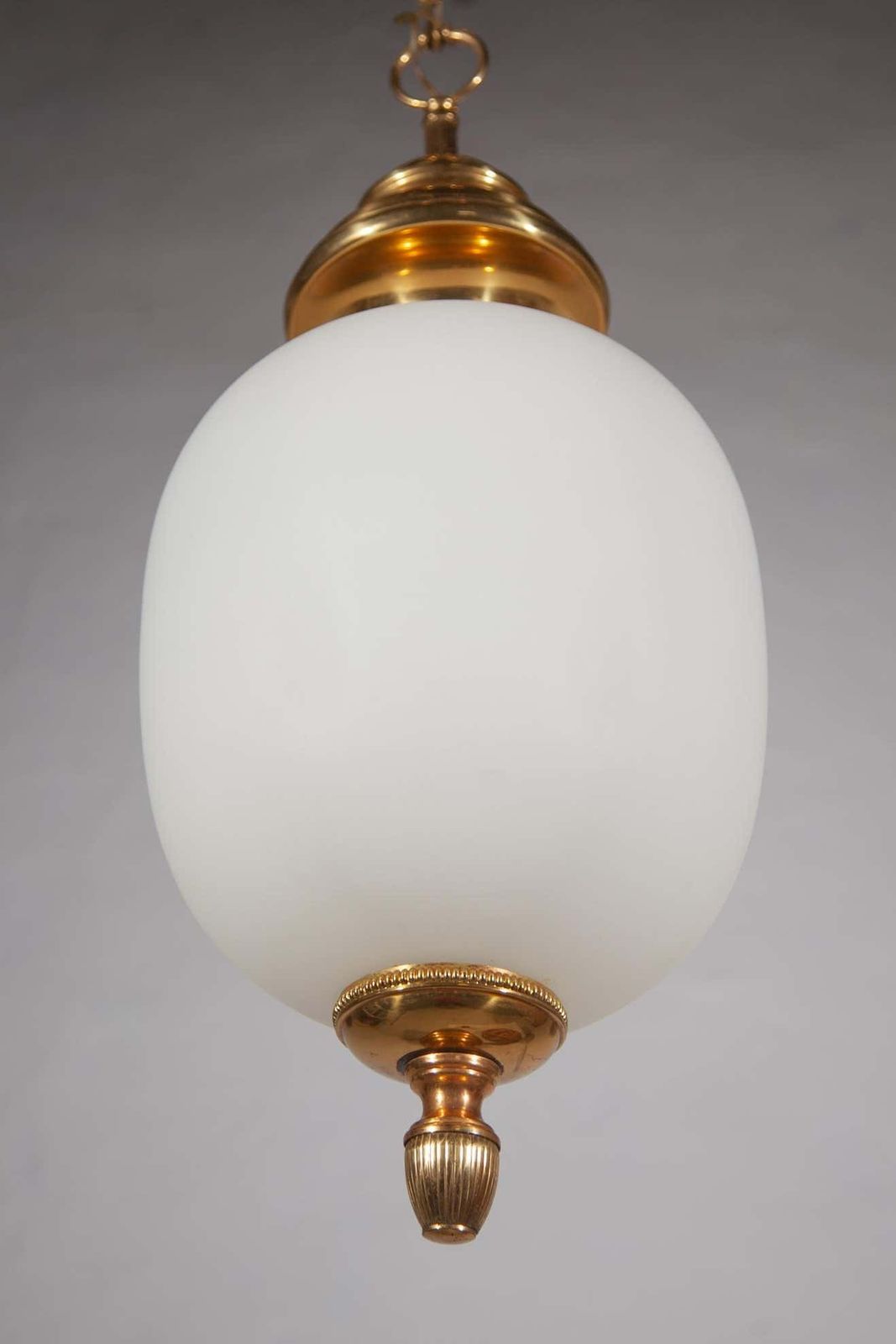 Hollywood Regency Opaline 1950s ''China'' Pendant Lamp, Italy photo for sale