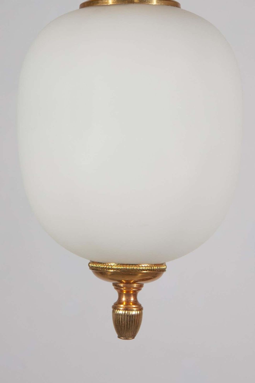 Hollywood Regency Opaline 1950s ''China'' Pendant Lamp, Italy photo 2095.0