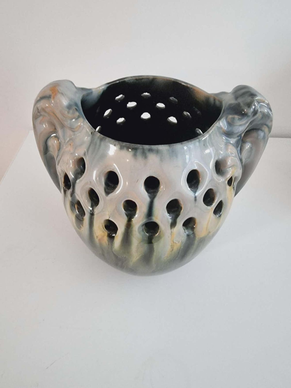 Michael Andersen & Son (Ma&S), Rare Ceramic Vase, Jugend Early 20th C, Denmark photo for sale