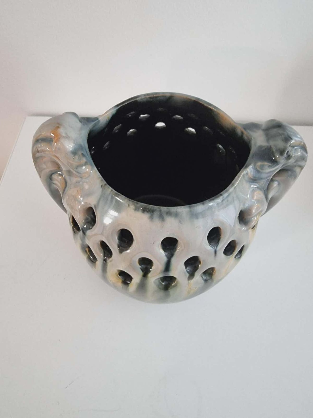 photo vinterior Michael Andersen & Son (Ma&S), Rare Ceramic Vase, Jugend Early 20th C, Denmark