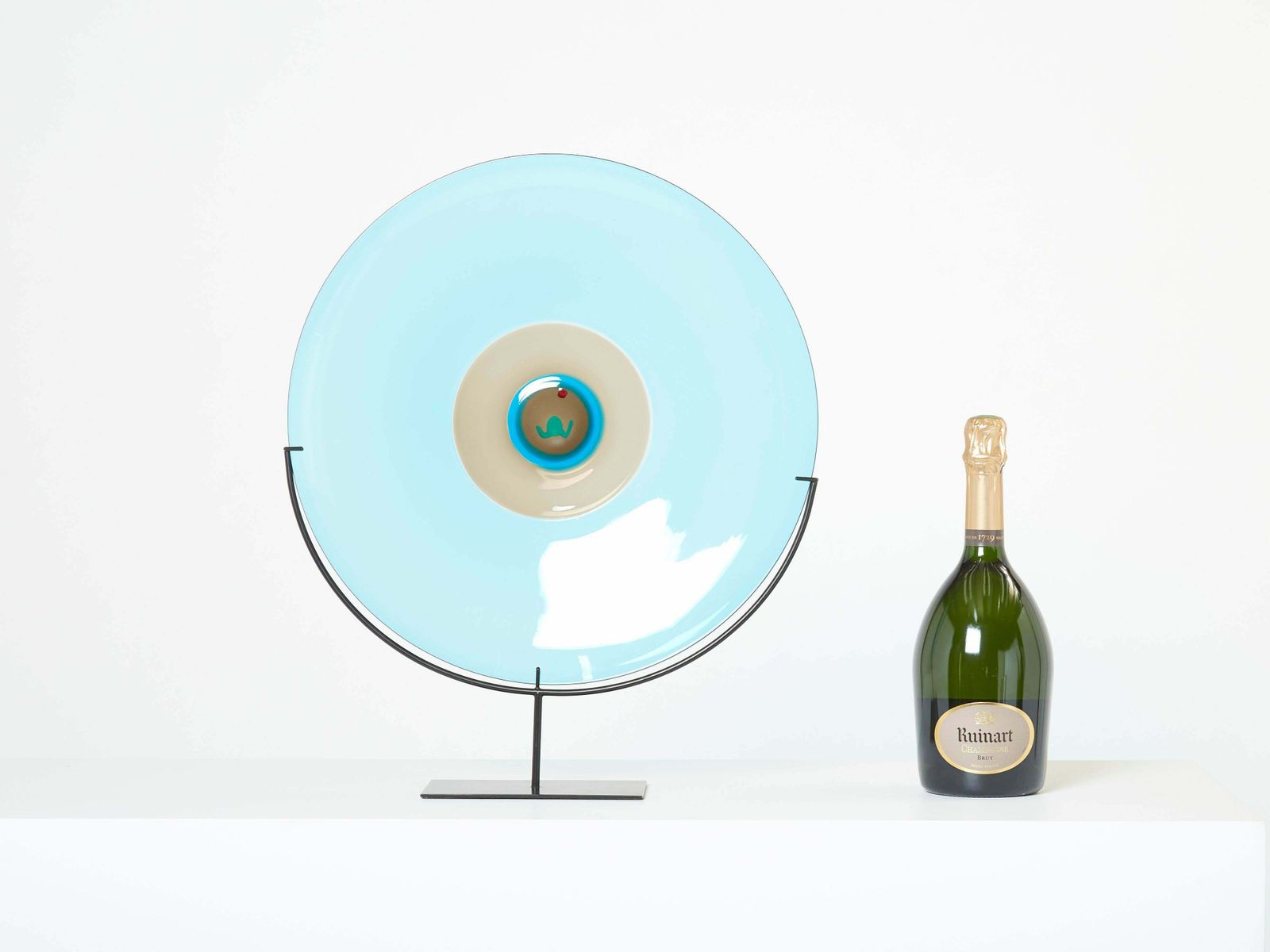 Plateau Polipo Tapio Wirkkala pour Venini, sculpture en verre de Murano, 1990 photo 4450.86