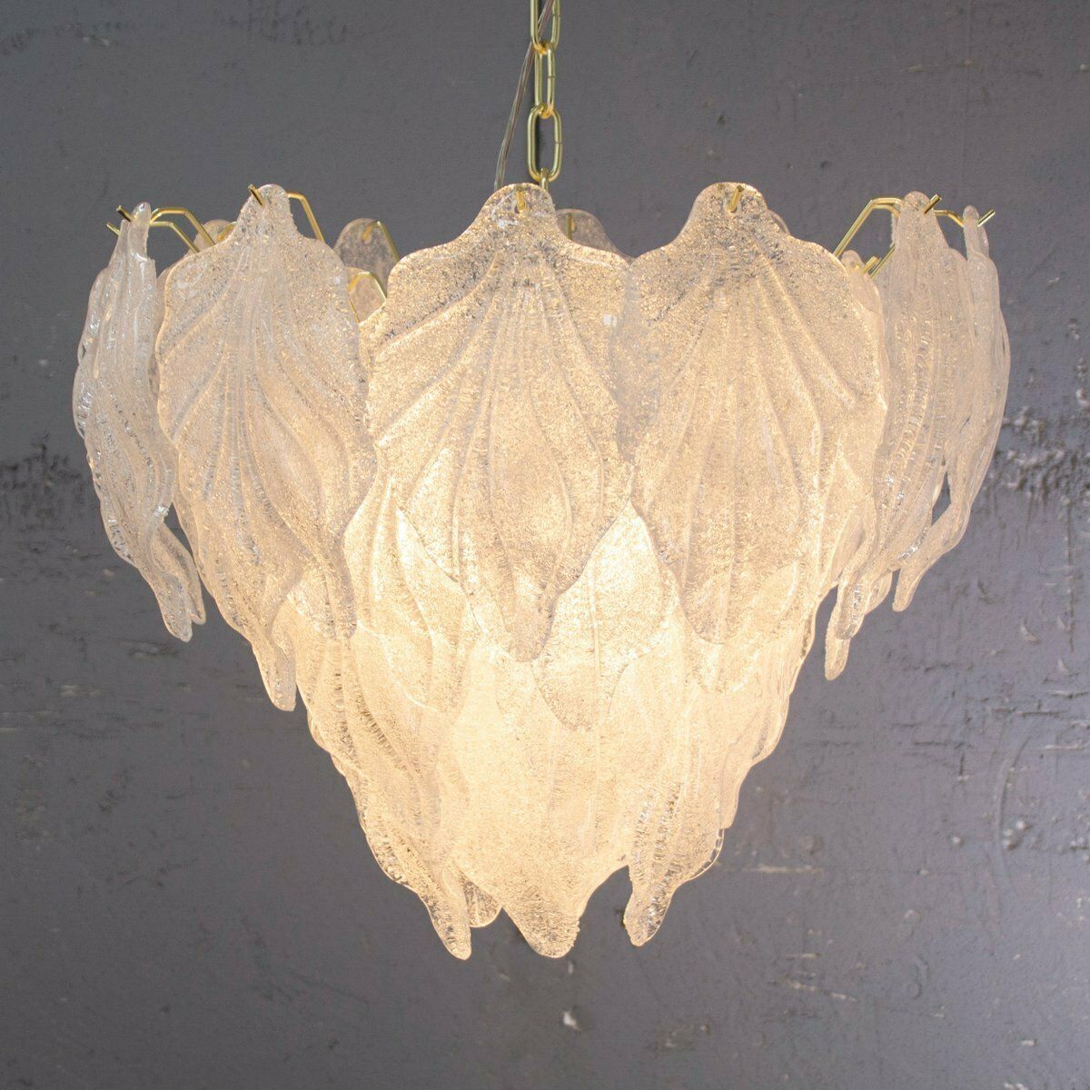 Suspension Chandelier In Murano Glass Color Crystal, Italy, 90s photo 1899.0