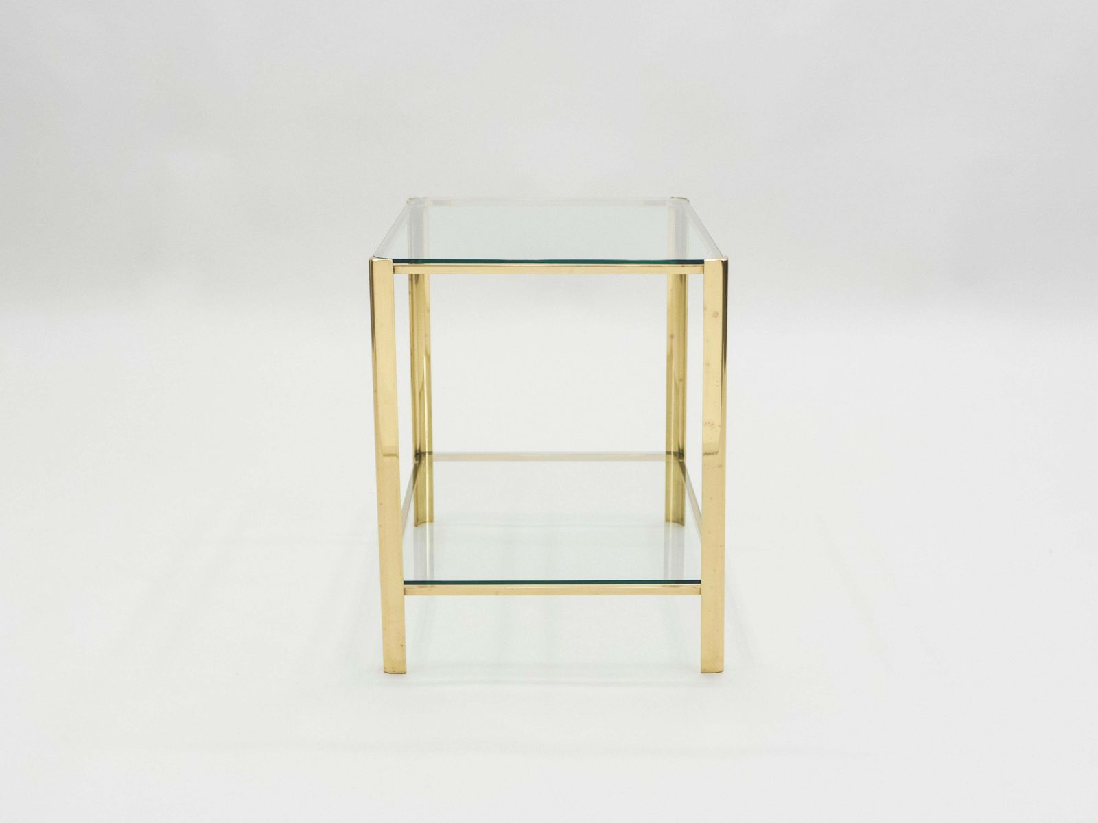 Mobilier Table d'appoint française en bronze par J.T. Lepelletier pour Broncz, années 1960 photo