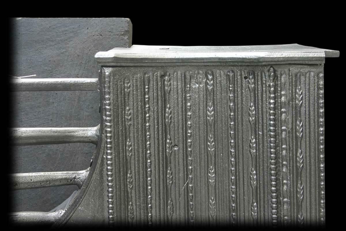 Georgian Cast Iron Hob Grate In The Manner Of Robert Adam photo for sale