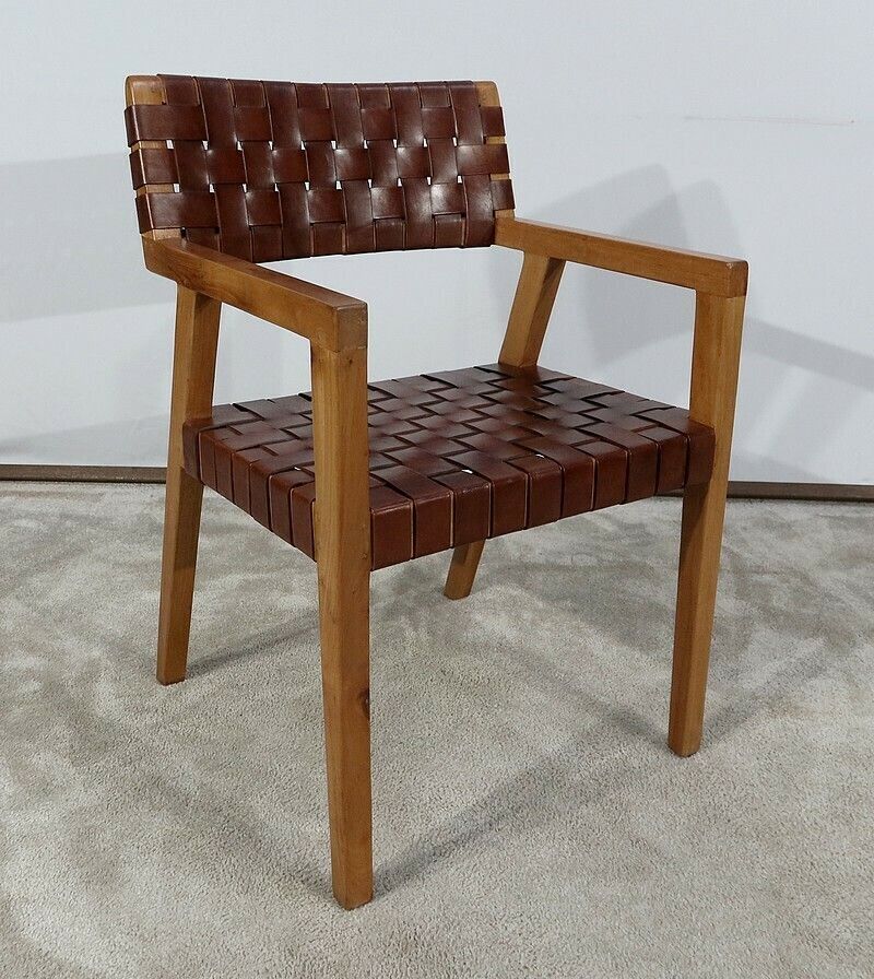Pair Of "Boss" Armchairs, By O. De Schrijver, Ode's Design   2nd Part Of The 20th Century photo vintage