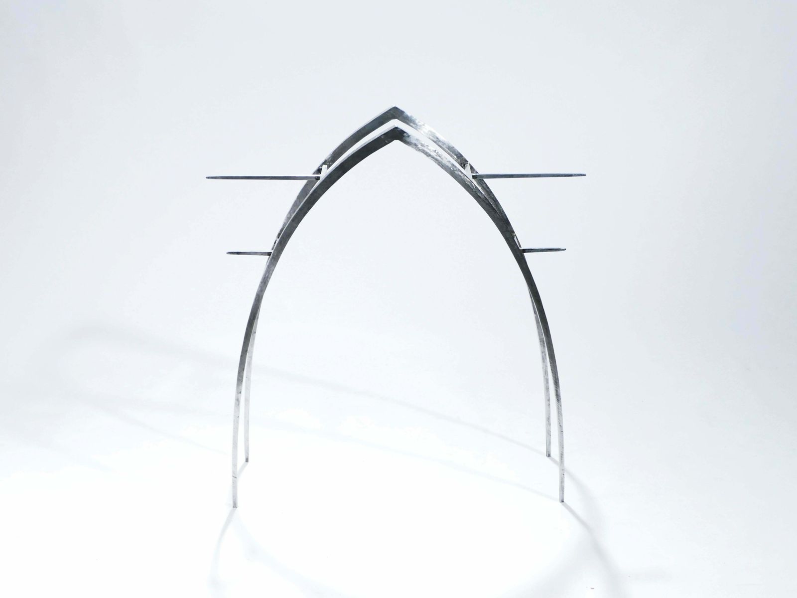 Unique Wrought Iron And Glass Console Circa 2000 photo 7200.0599999999995