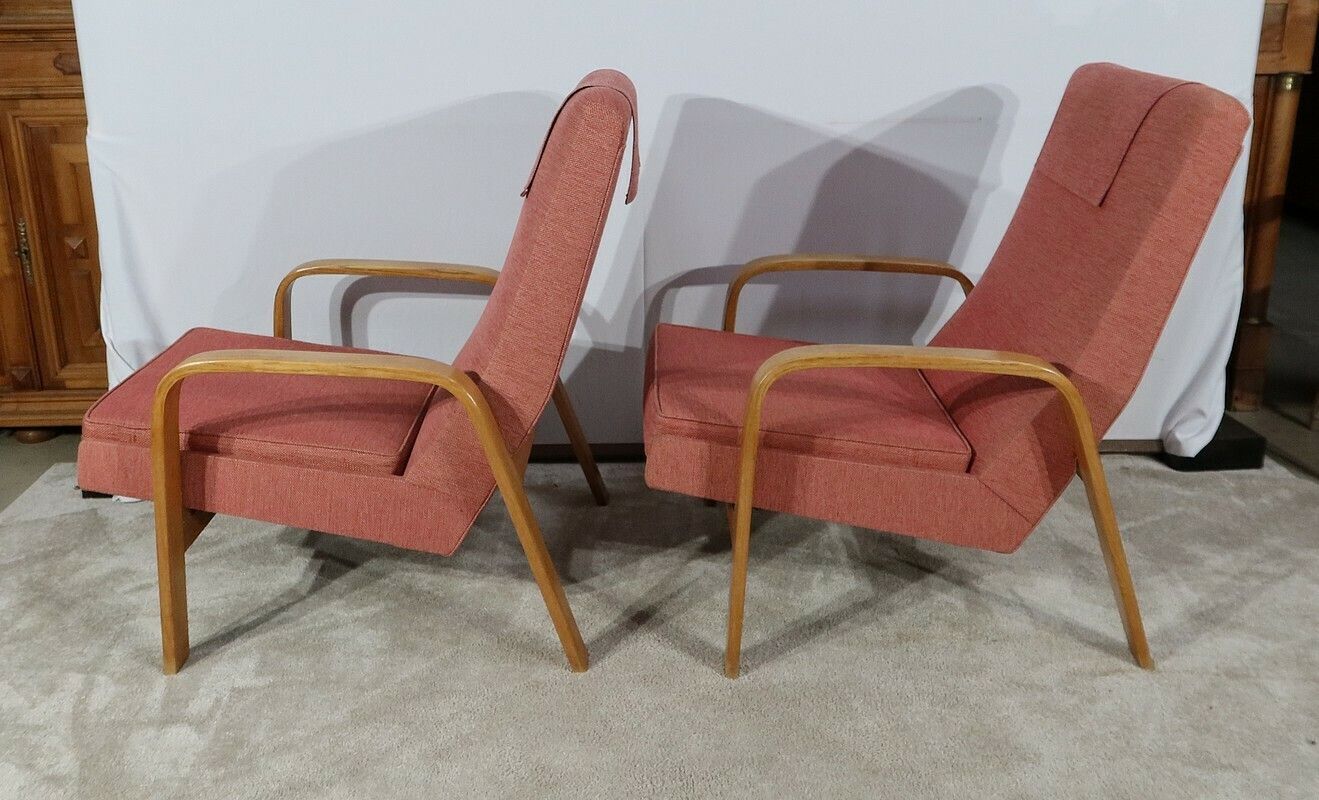Pair Of Scandinavian Armchairs – 1970s photo for sale