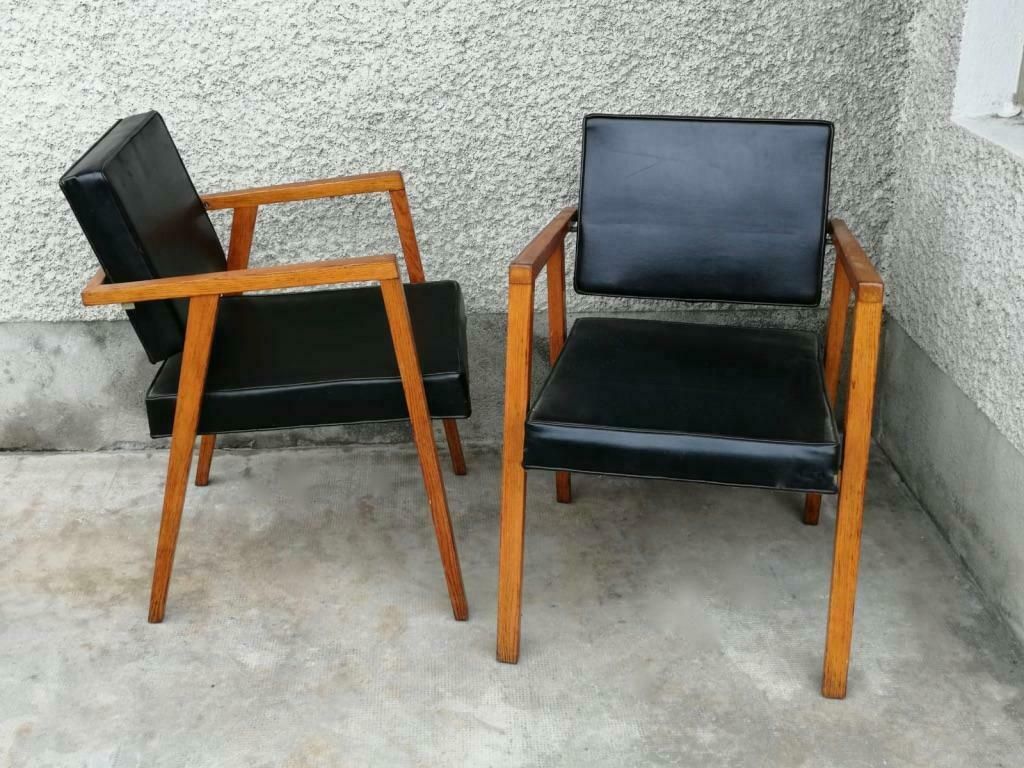 Early Franco Albini Pair Of Oak "Luisa"/ N°48 Dining Chair By Knoll, Ca. 1949 photo 6921.0