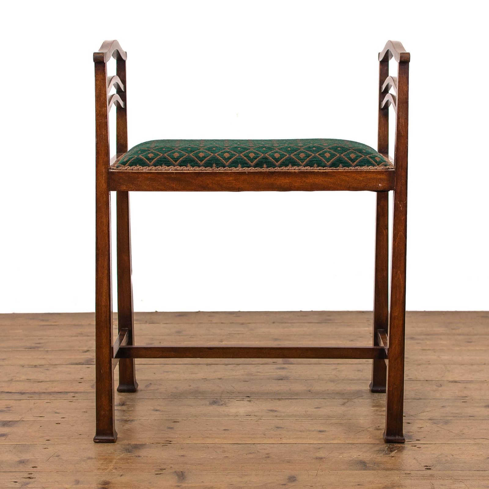 Edwardian Piano Stool Antique Furniture  Upholstered Stools (M 4577) photo furniture