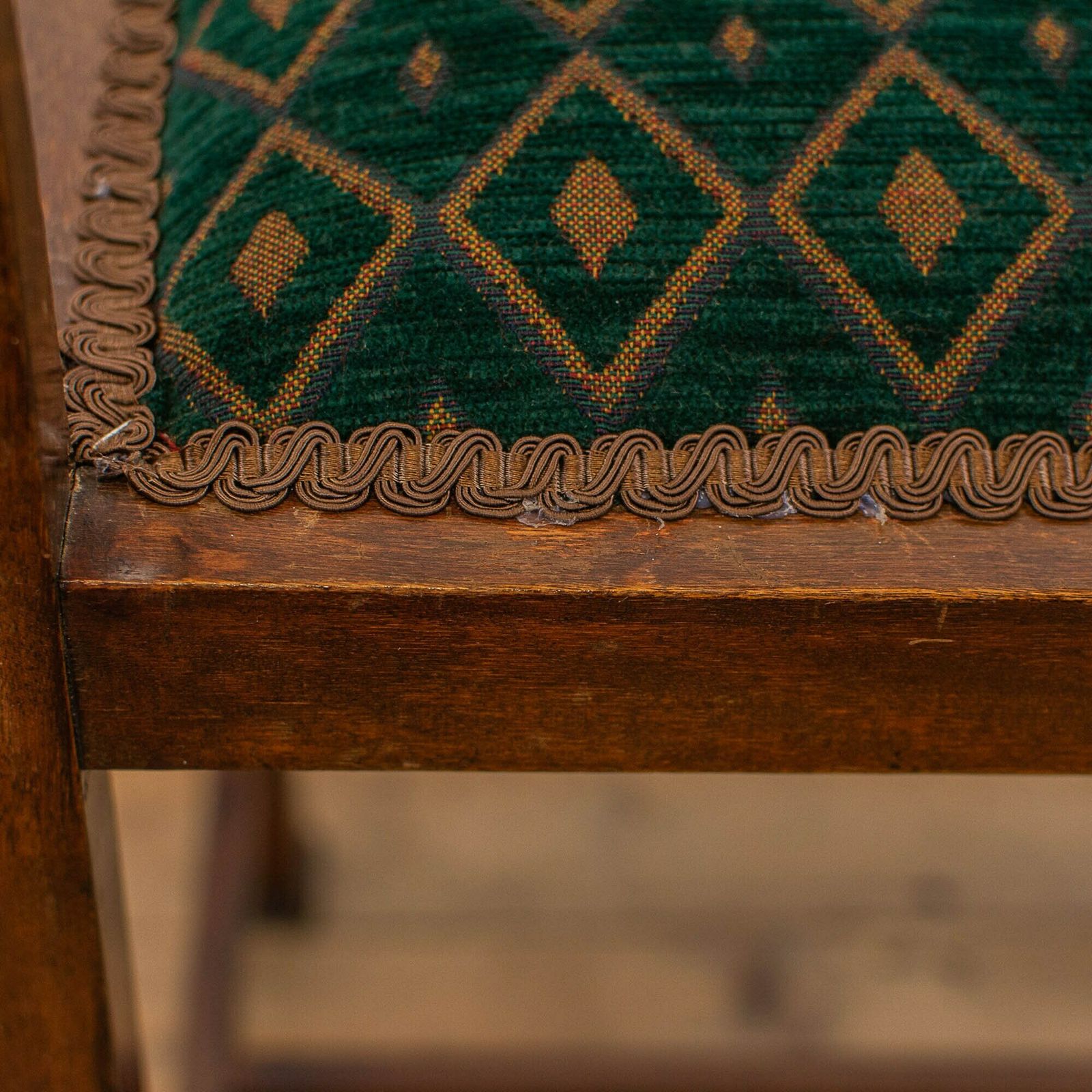 Edwardian Piano Stool Antique Furniture  Upholstered Stools (M 4577) photo buy