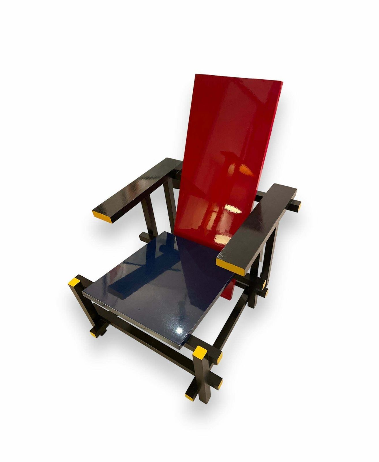 Red Blue Bauhaus Chair. Rietveld (Dlg) Chair Designed In 1918 photo Furniture