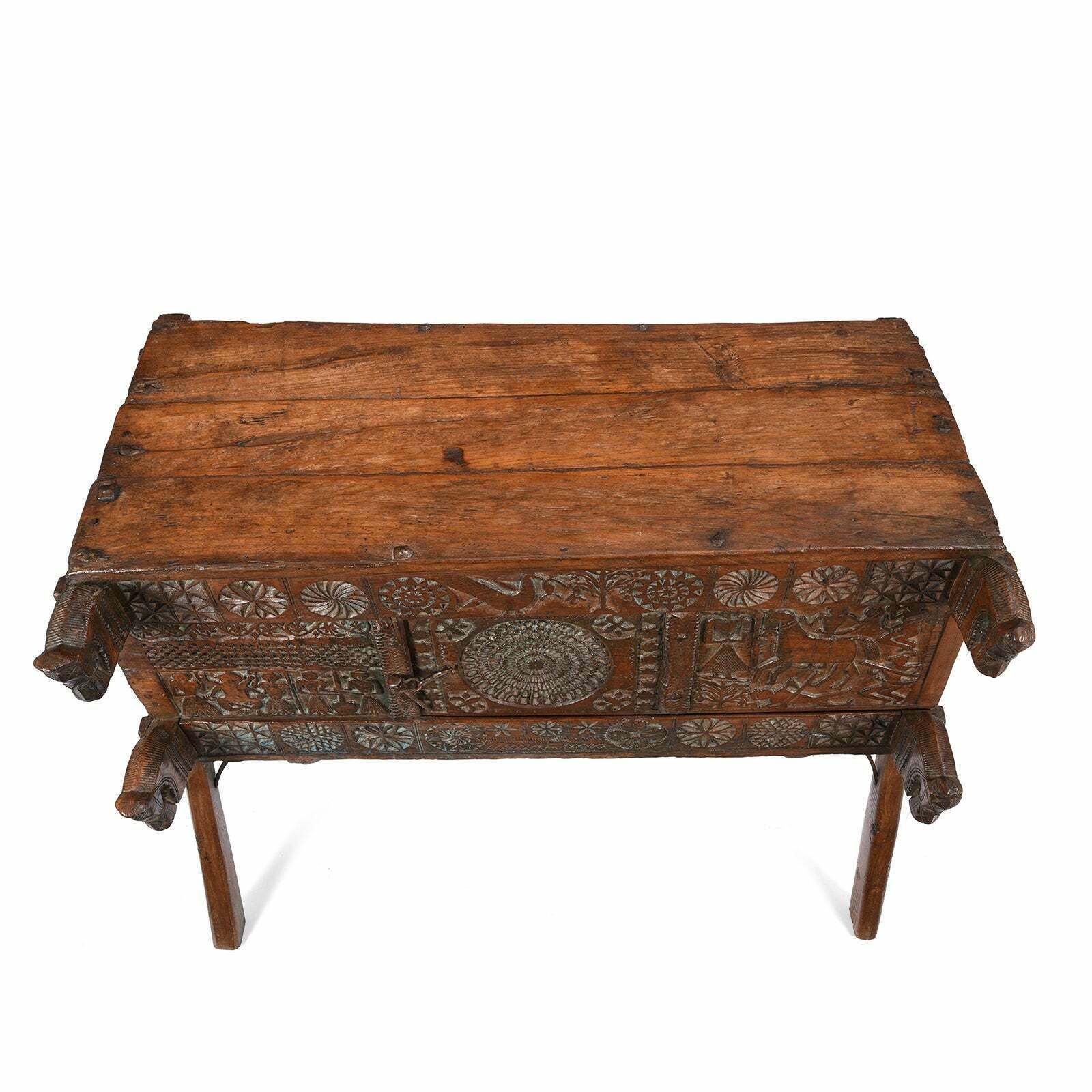 Antique Indian Majus Dowry Chest From Saurashtra, 19th Century photo 1485.0