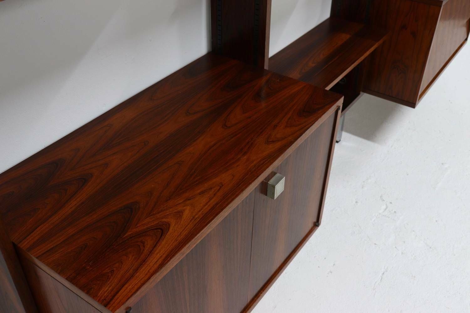 Rosewood Wall Unit By Alfred Hendrickx For Belform Belgium 1960s photo buy