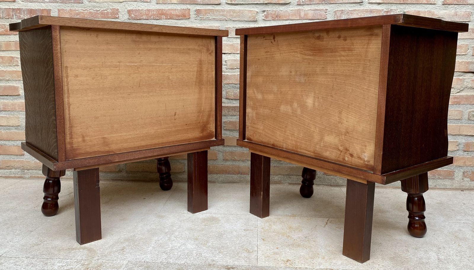 Mid 20th Century Wood Nightstands With One Drawer photo 1235.0