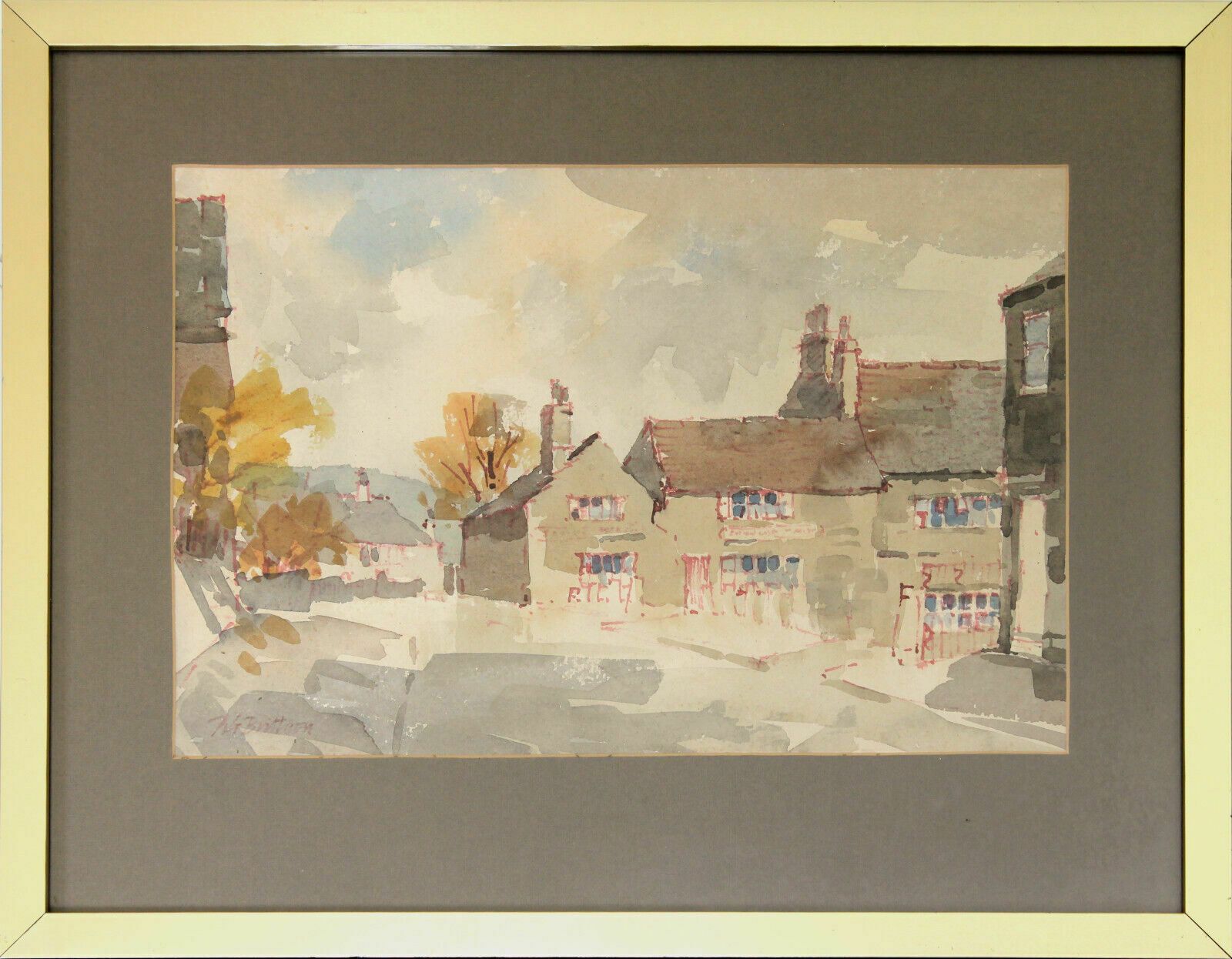 Watercolour By R G Britteon Shoulder Of Mutton