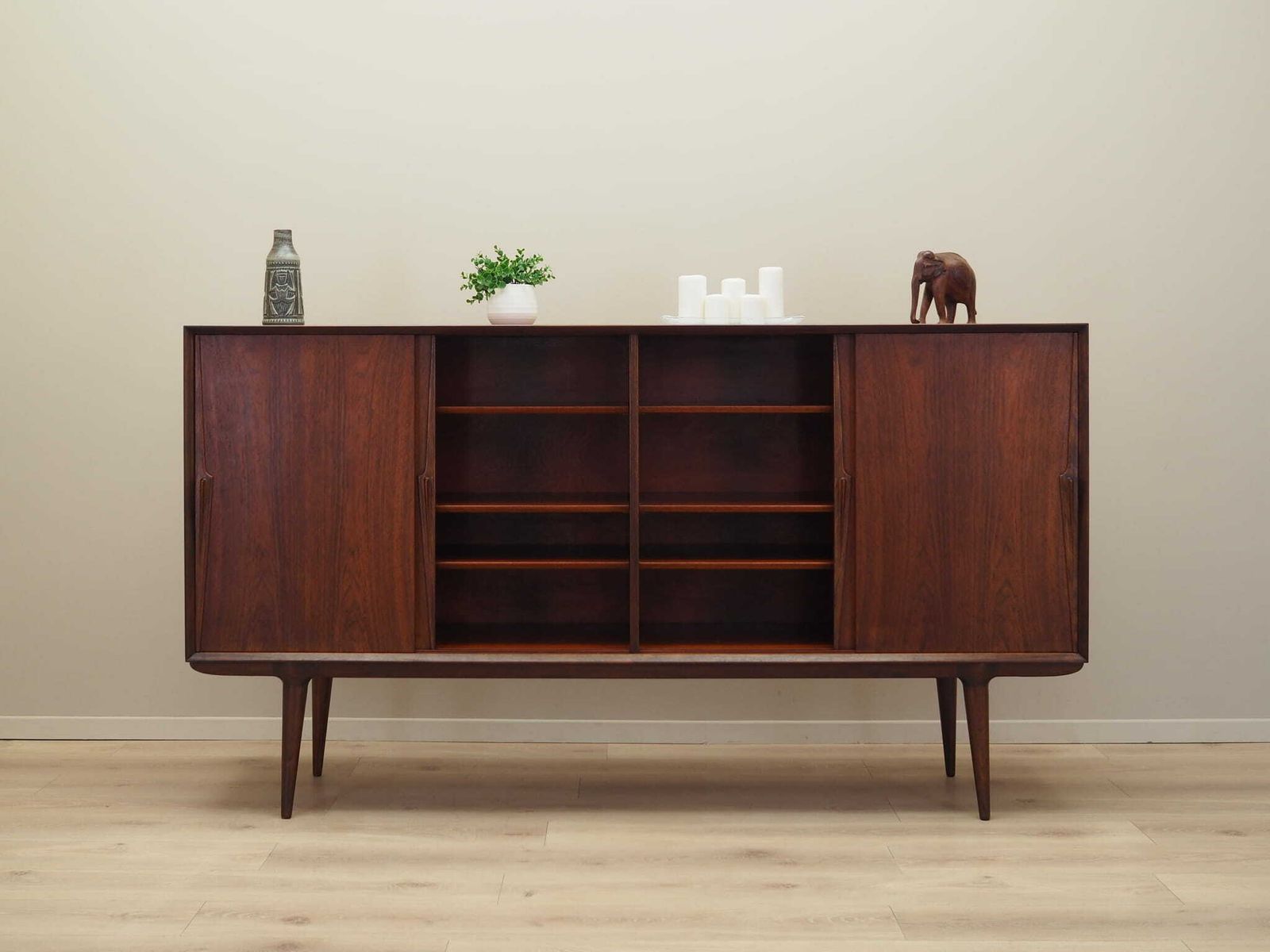 Vintage Highboard, Danish Design, 1970s, Manufacturer: Omann Jun photo for sale