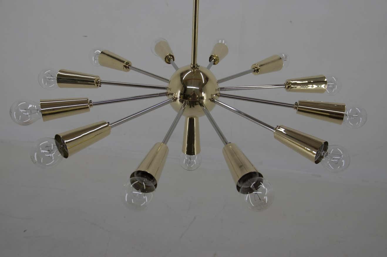 Space Age Sputnik Chandelier In Perfect Condition, Czechoslovakia, 1960s photo 1992.0