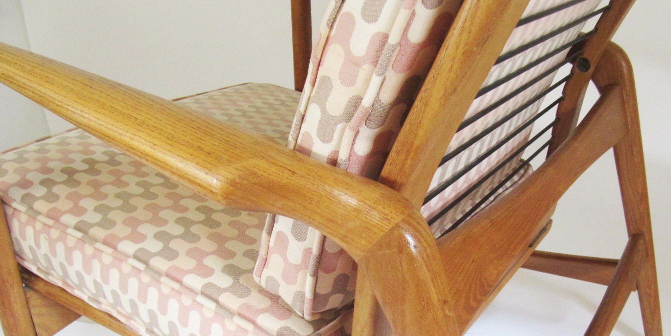 Danish Mid Century Design Classic Reclining Armchair Set Ib Kofod Larsen For Selig photo Furniture