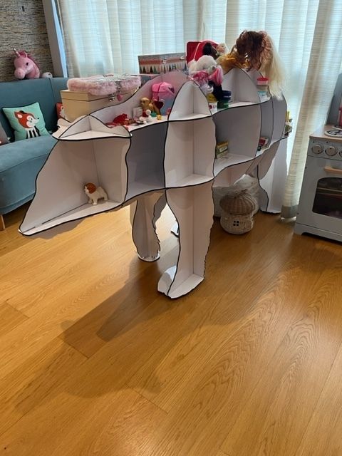 Fabulous Kids Bookcase Ibride Junior Polar Bear Free Standing Bookcase, White photo for sale
