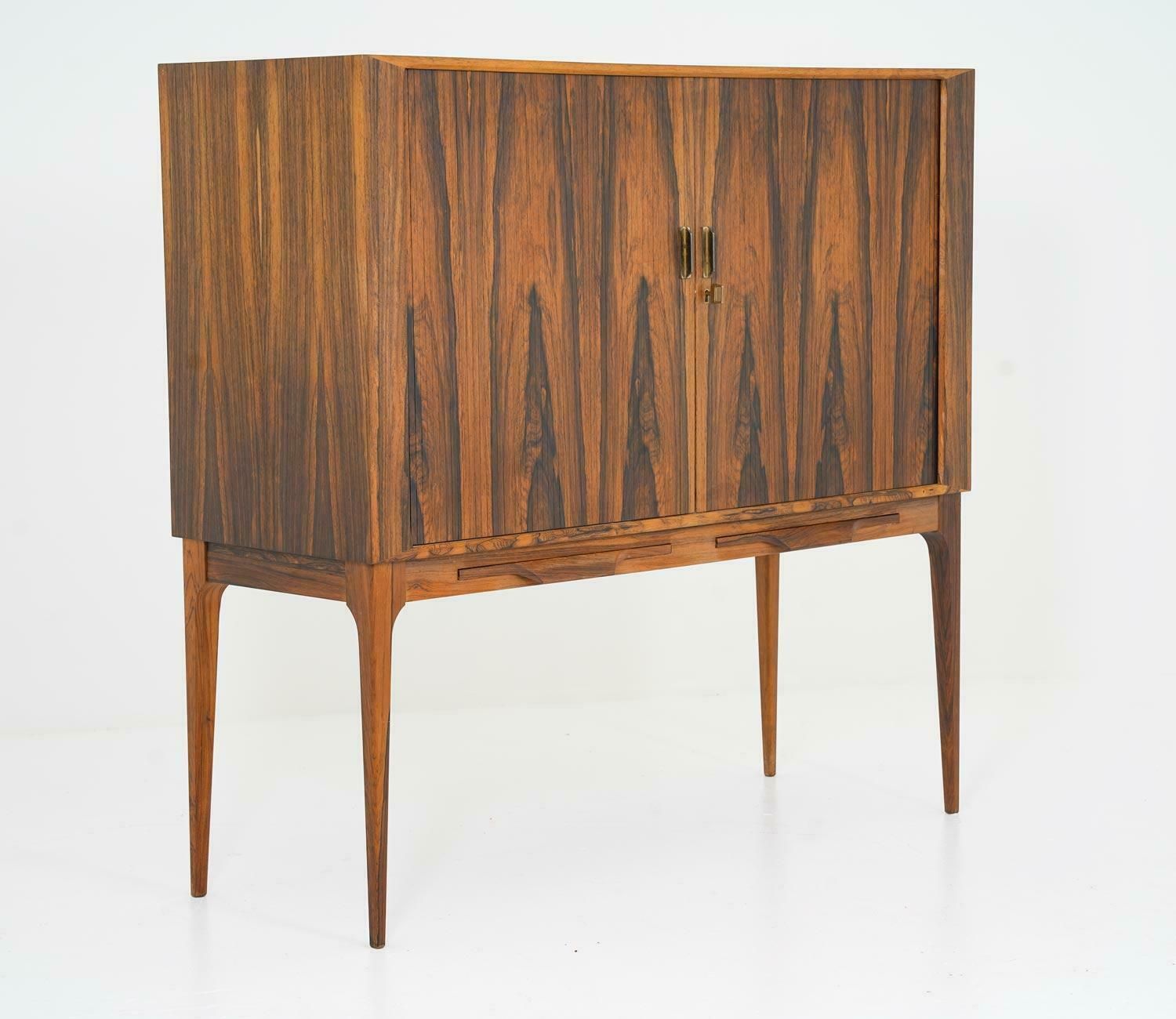 Danish Mid Century Bar Cabinet In Rosewood By Kurt østervig photo for sale