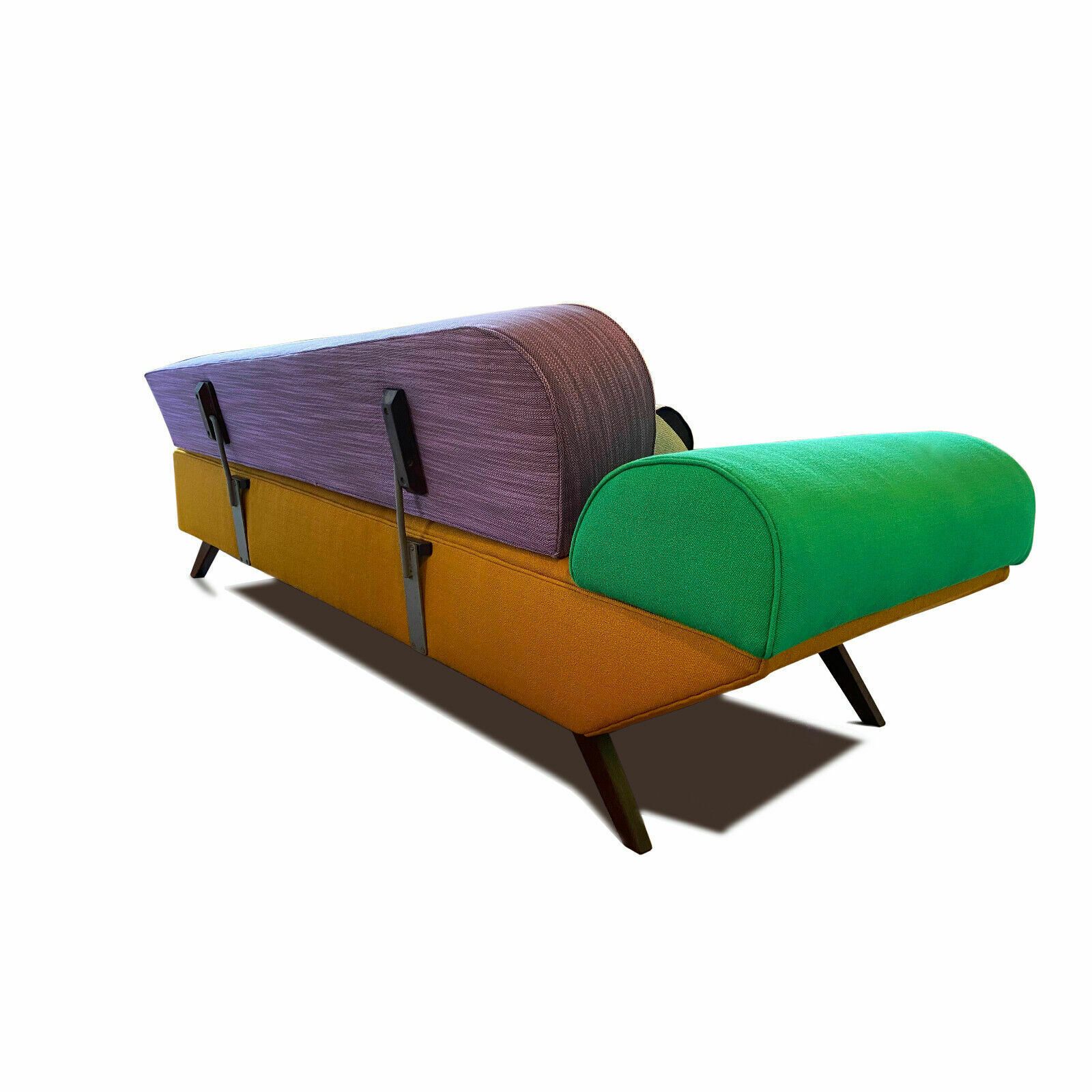 Antique Pop Memphis Art Mid Century Modern Chaise Sofa   Kvadrat Raf Simons photo vinterior