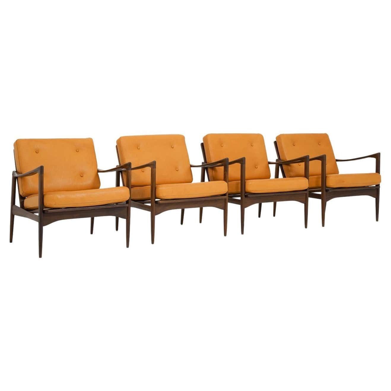 Midcentury Scandinavian Seating Group "Kandidaten" By Ib Kofod Larsen