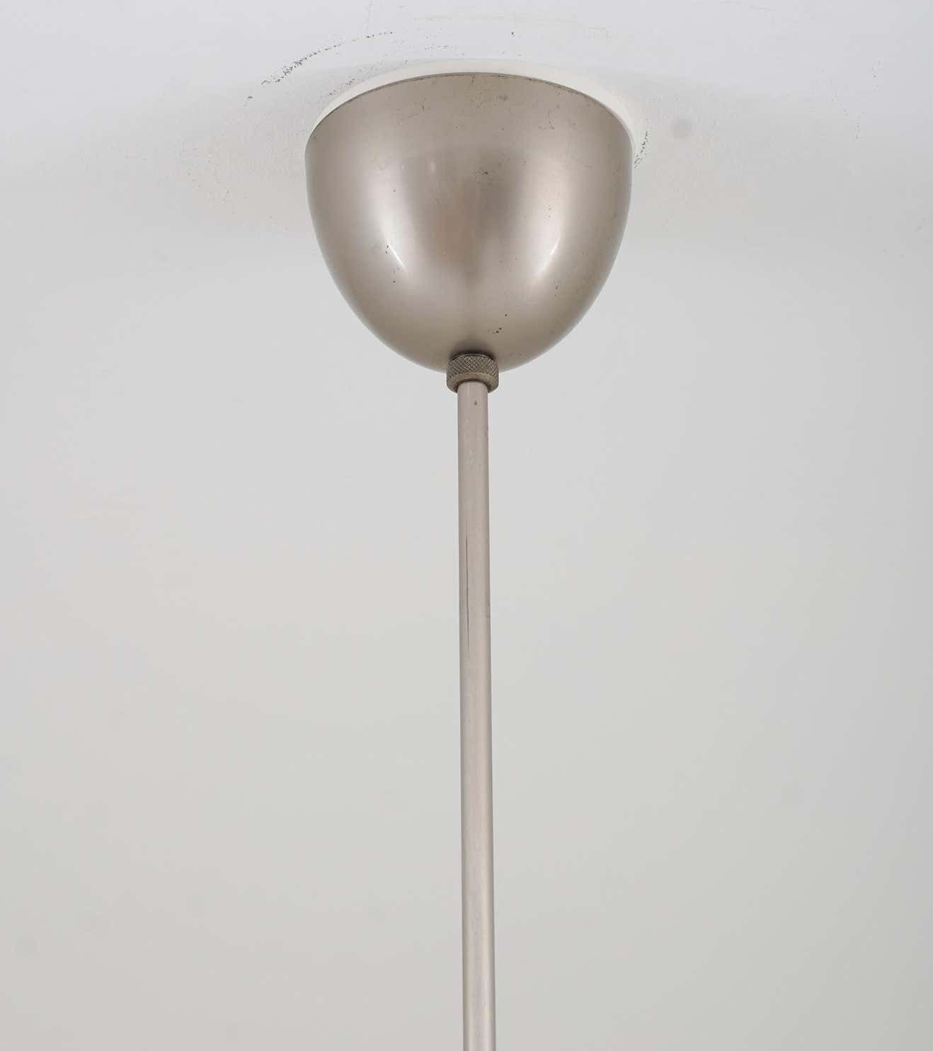 Set Of Four Glass Pendants By Böhlmarks, Swedish Modern, 1930s photo for sale