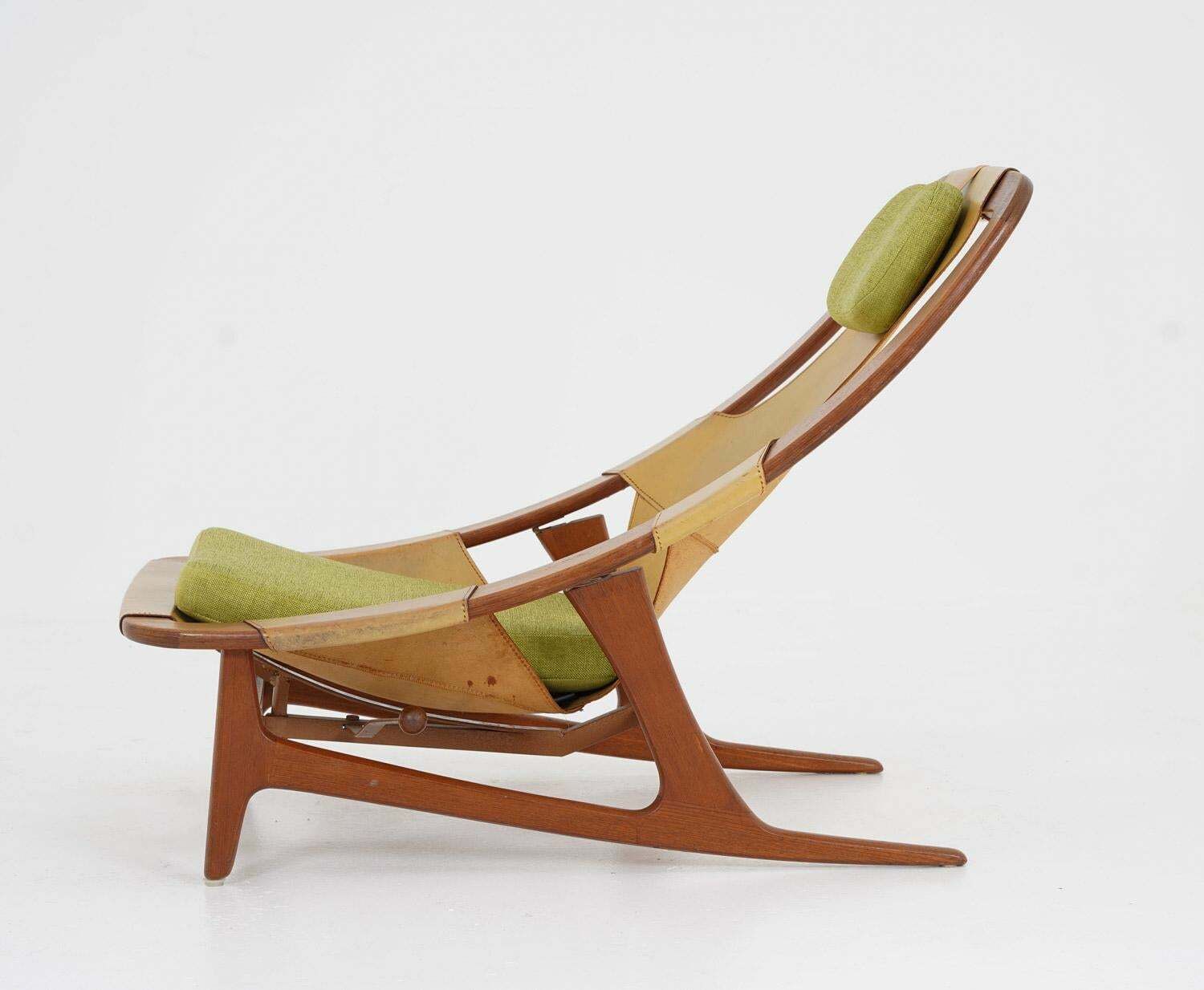 Scandinavian Lounge Chair  Holmenkollen  By Arne Tidemand Ruud photo for sale