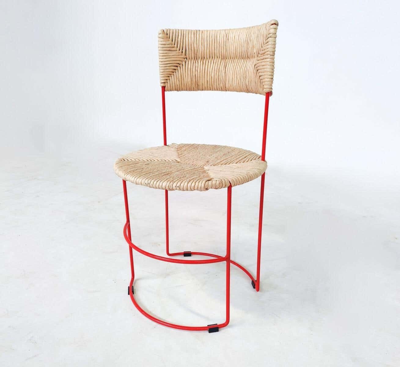 Mid Century Modern Set Of 4 Chairs By Laura De Lorenzo & Stefano Stefani photo vinterior