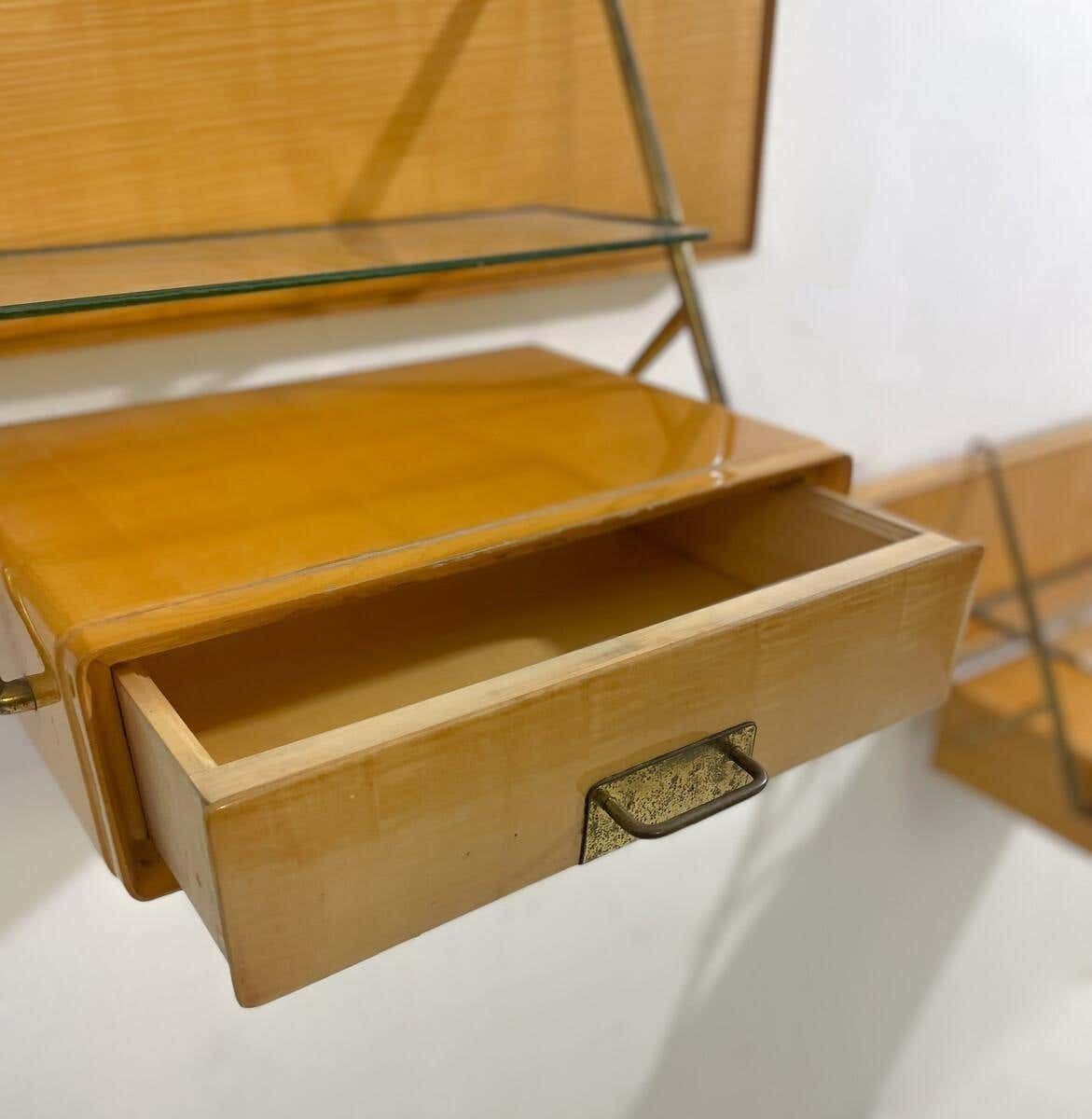 Mid Century Modern Pair Of Nightstands By Silvio Cavatorta, 1950s photo 3509.0