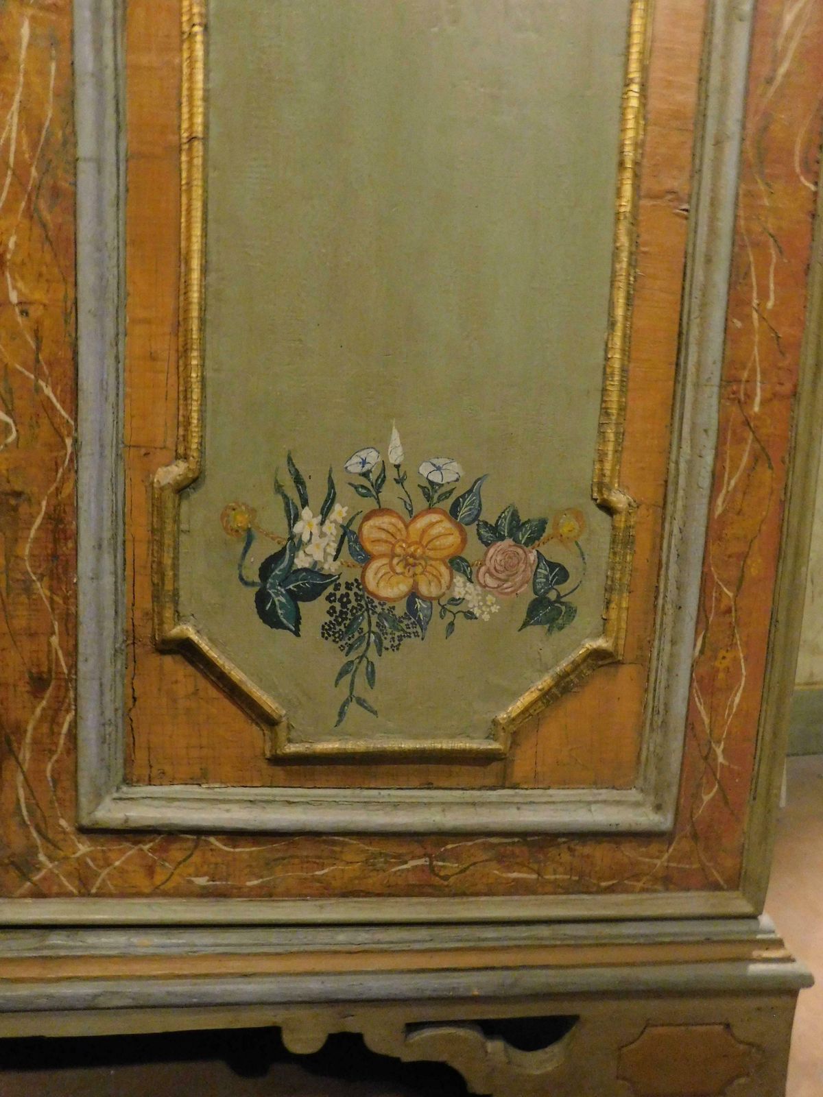 Painted Cabinet, Double Doors With Maritime Views, Genoa 'Italy', 18th Century photo buy
