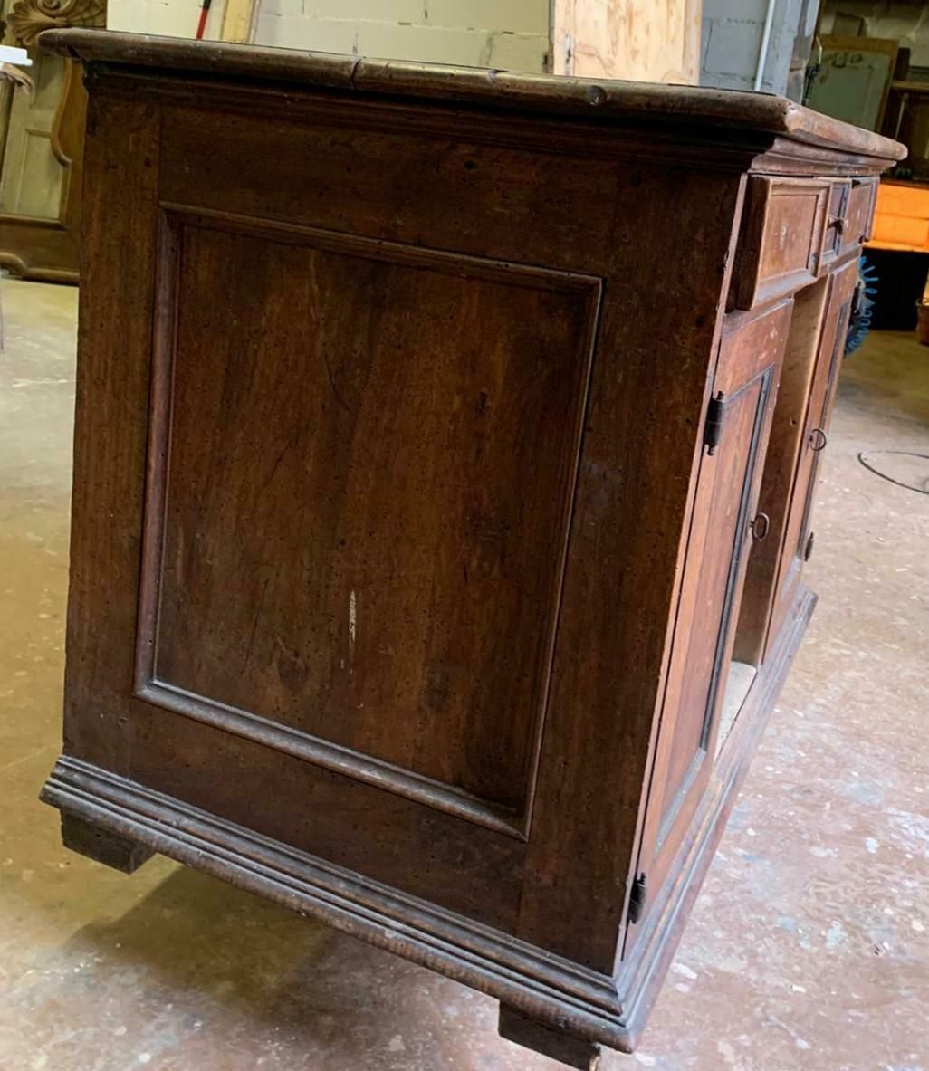 photo for sale N.3 Counters, Desks, Tables With Drawers, In Carved Walnut, 18th Century Italy