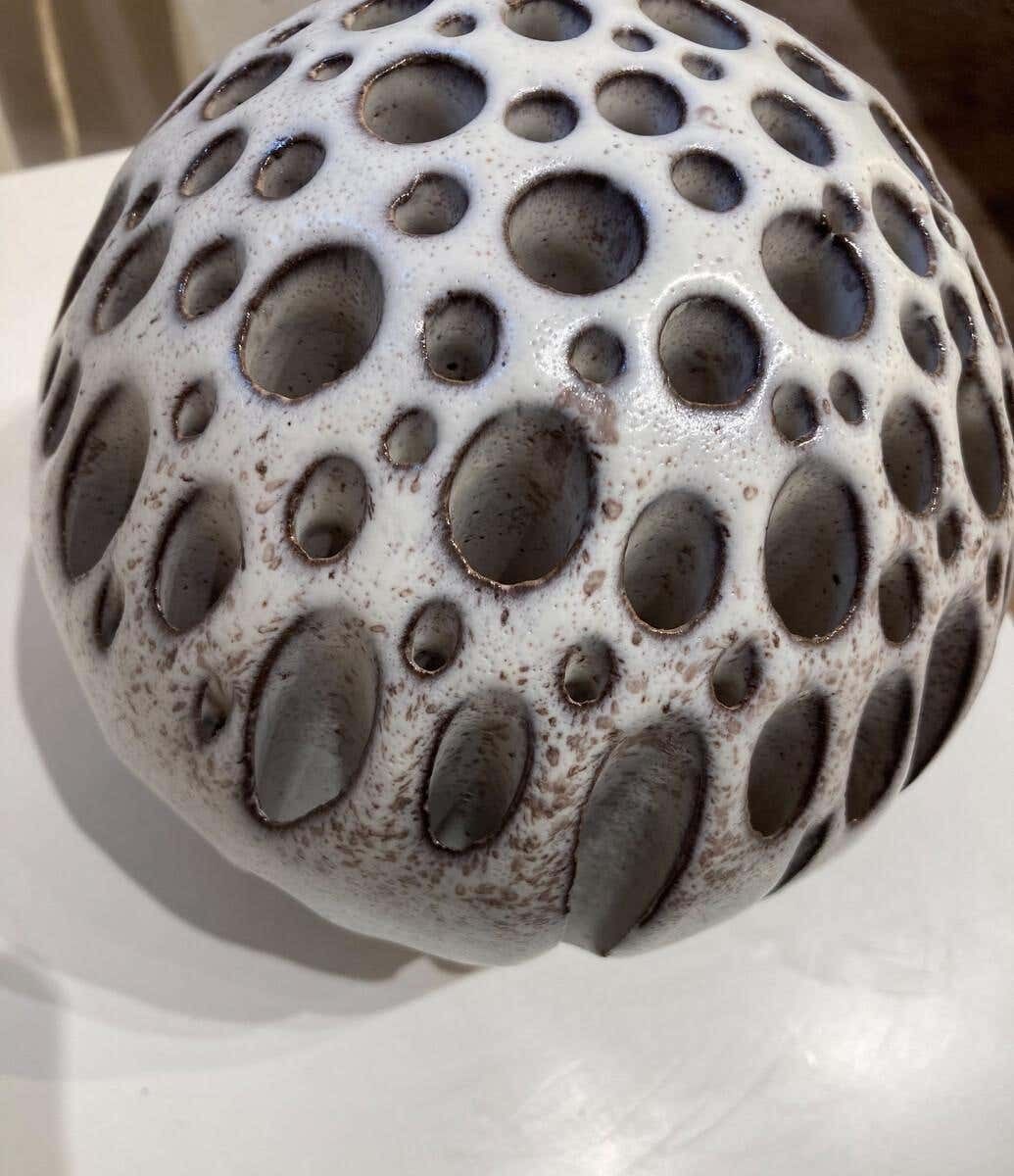 Mid Century Modern Ceramic Sculpture By Alessio Tasca, Italy, 1970s photo for sale