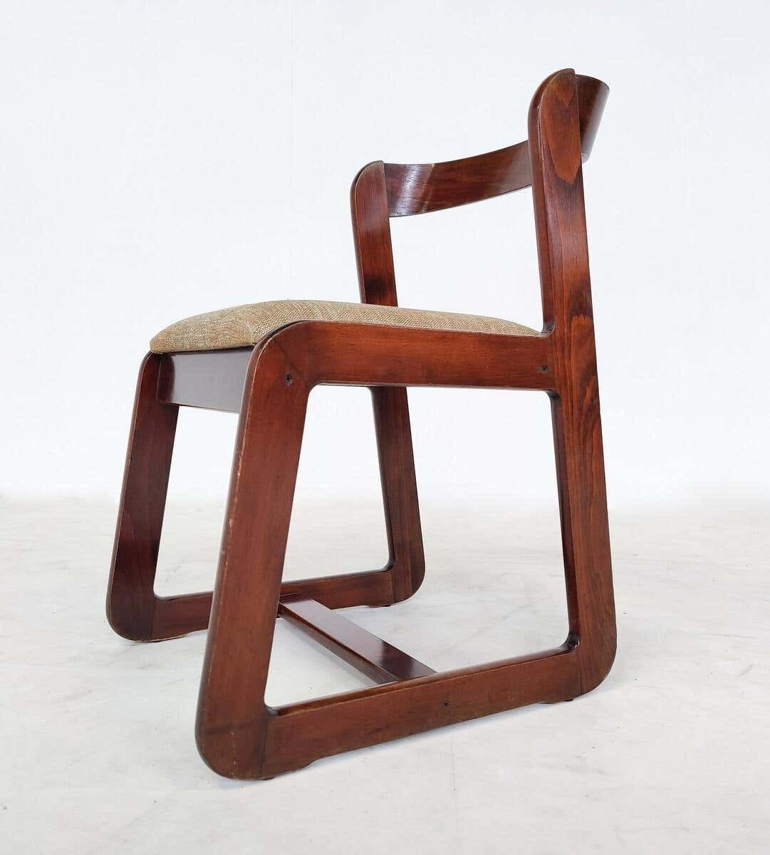 Mid Century Modern Set Of 4 Chairs By Mario Sabot, Italy, 1970s photo buy