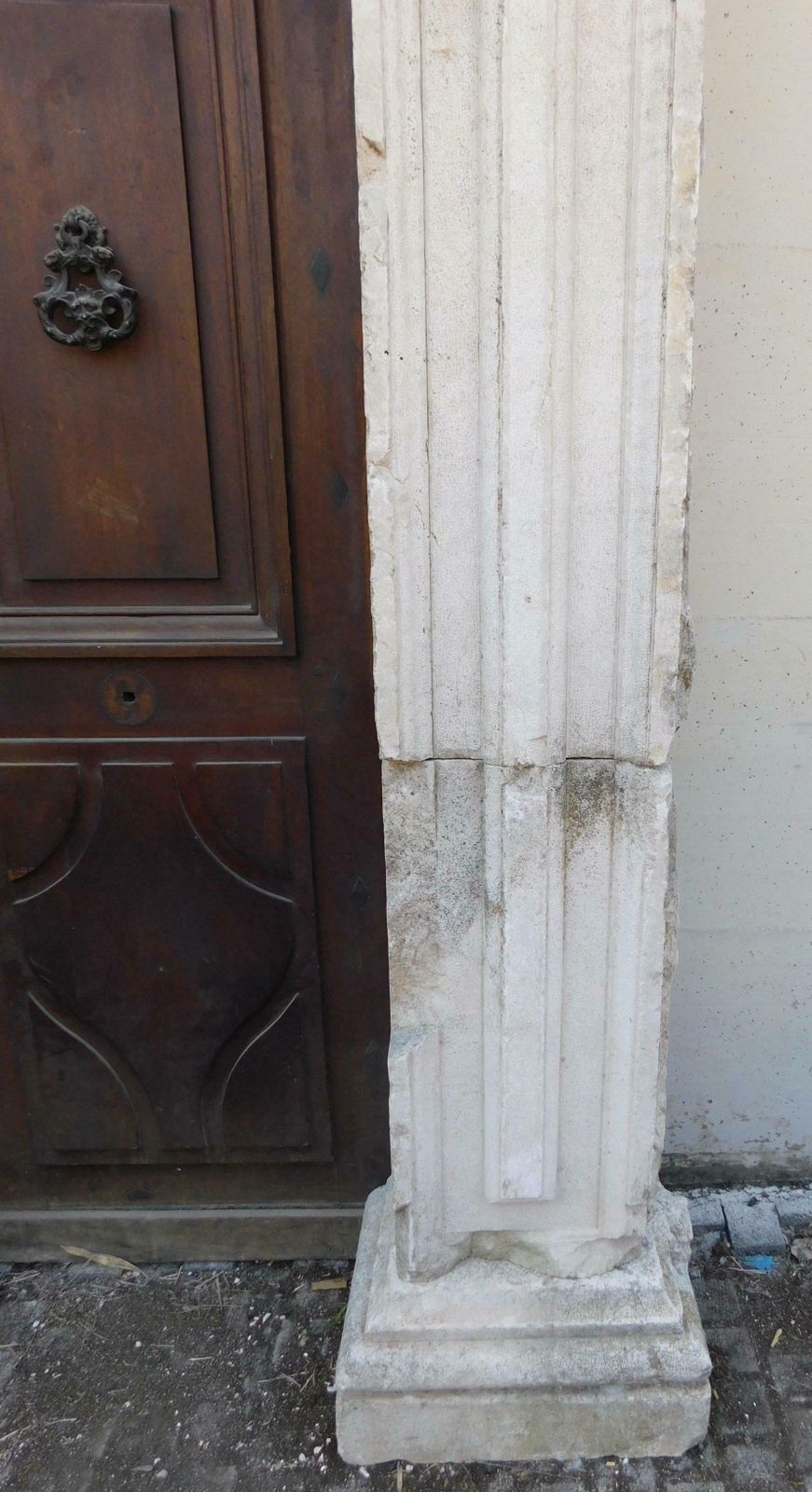 Stone Portal, Frame For Entrance Door, Carved From The 17th Century, Italy photo buy