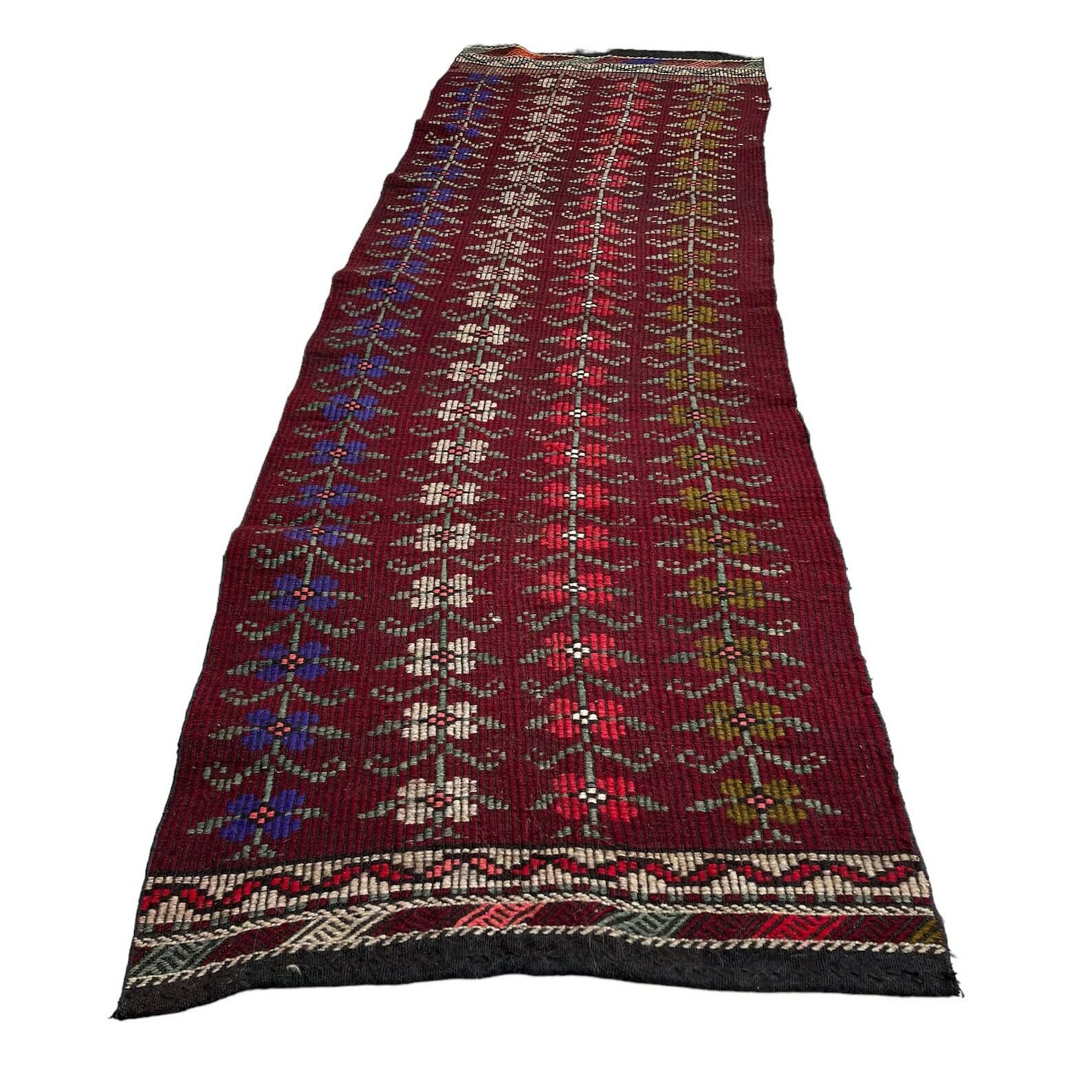 Traditional Turkish Kilim Runner ,Vintage Anatolian Turkish Kelim photo for sale