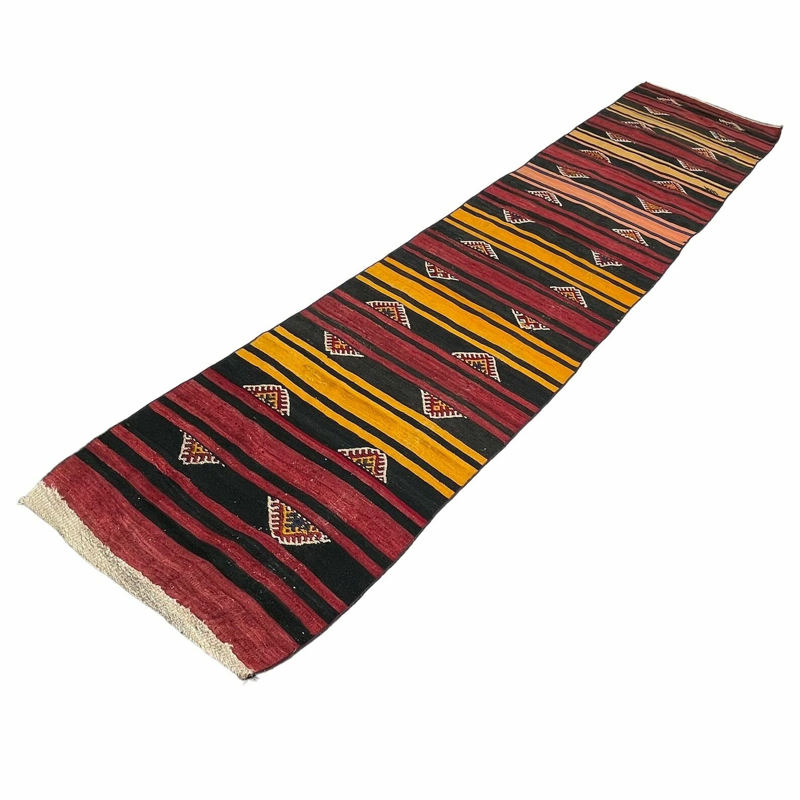 photo for sale Traditional Turkish Kilim Runner ,Vintage Anatolian Turkish Kelim