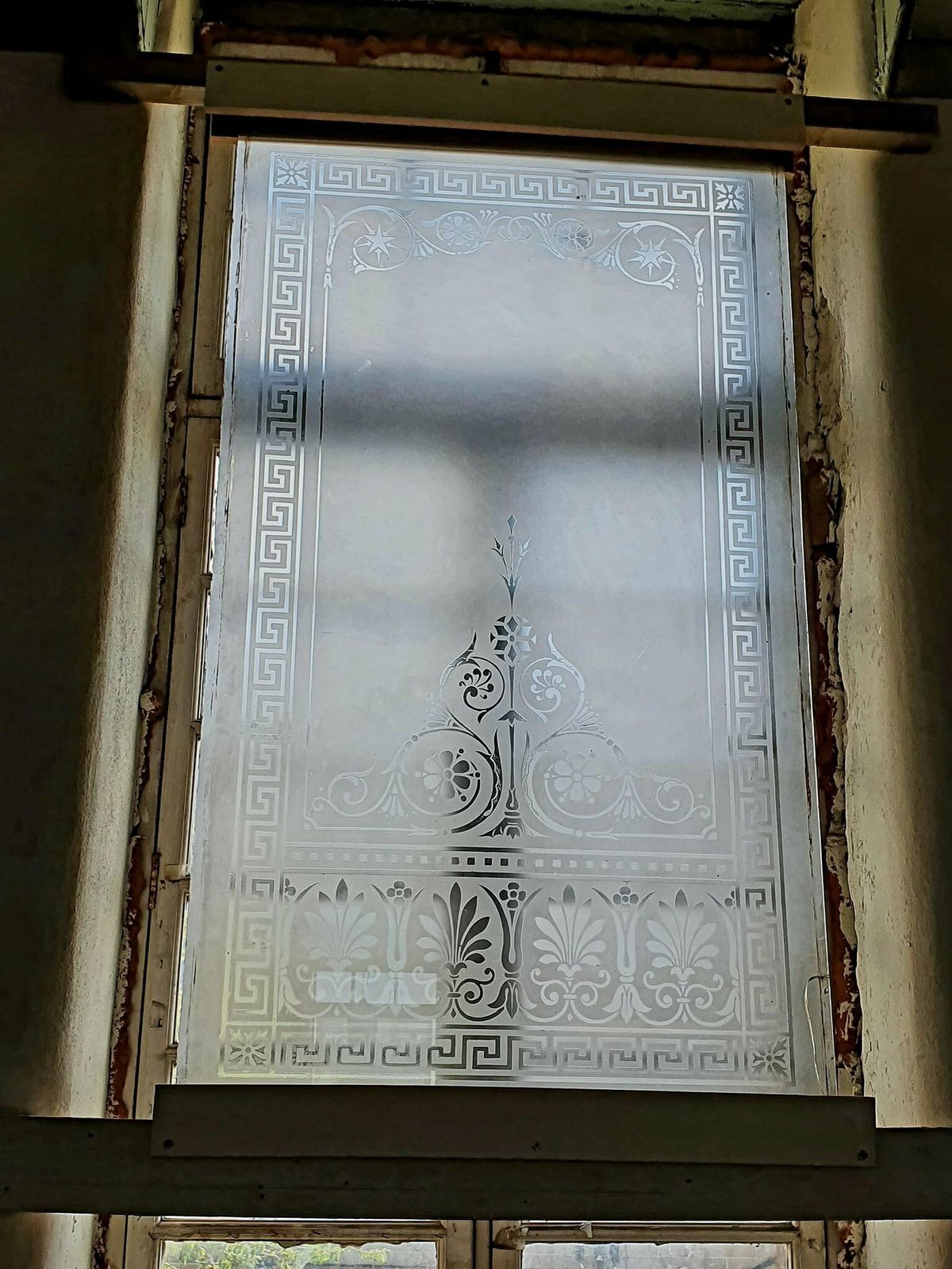 Etched Door Glass And Frame Glass photo furniture