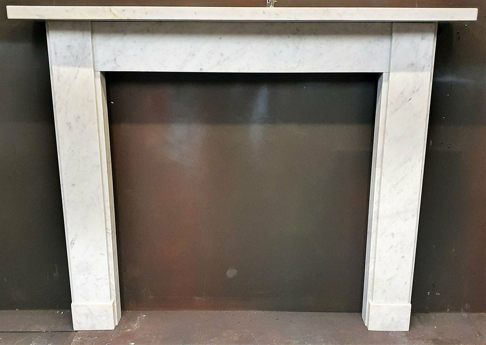 Original Scottish Carrara Marble Fireplace Mantel 0549
