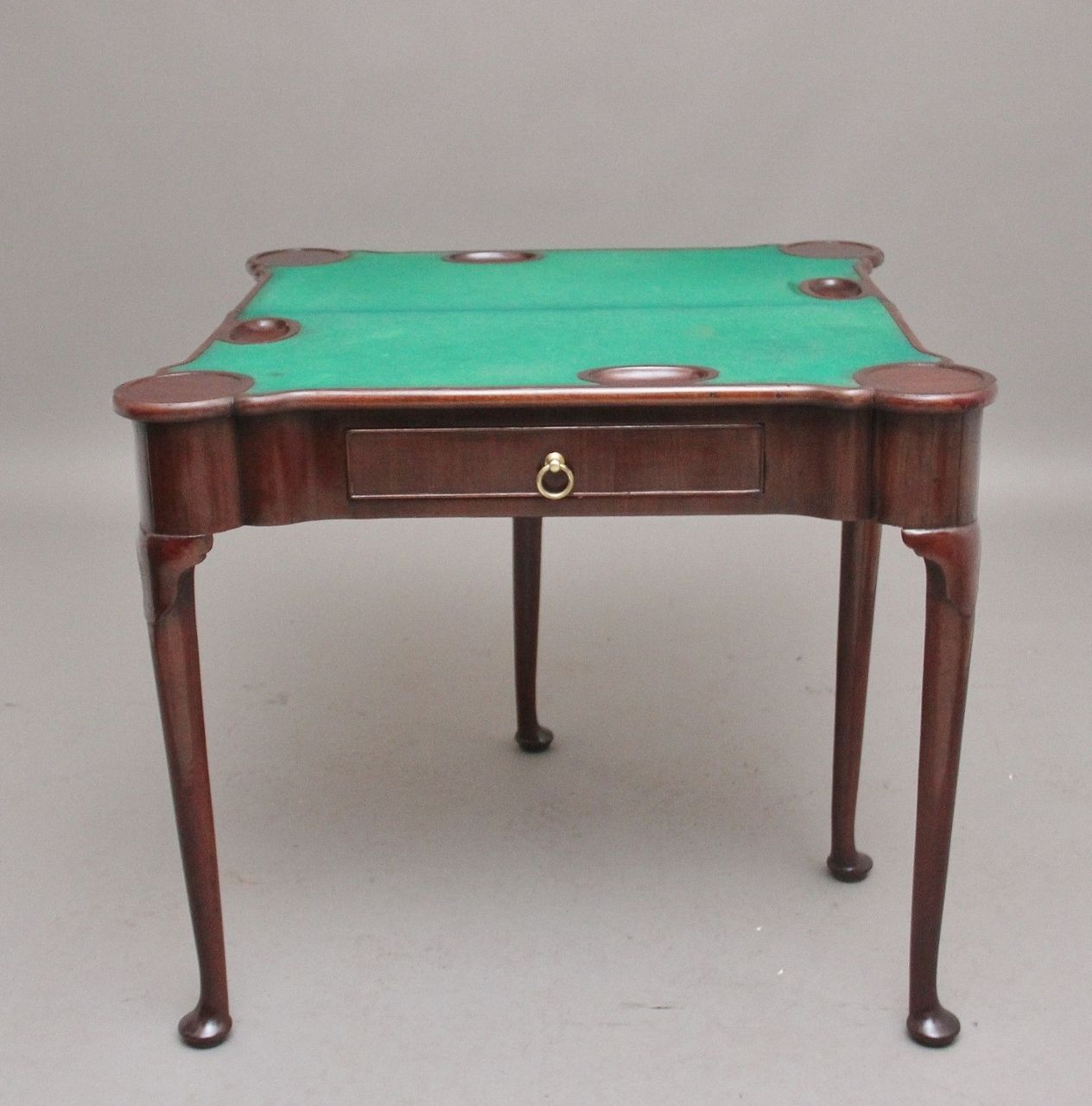 photo for sale A Lovely Quality Mid 18th Century Mahogany Card Table