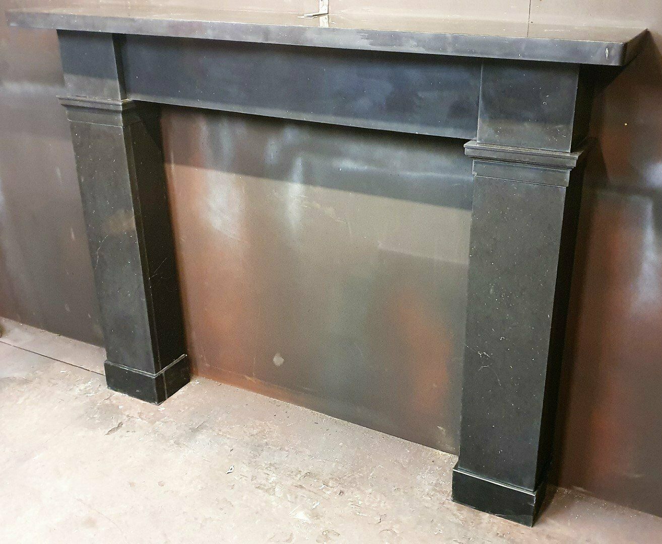 Original Georgian Kilkenny Marble Fireplace Mantel 0553 photo for sale